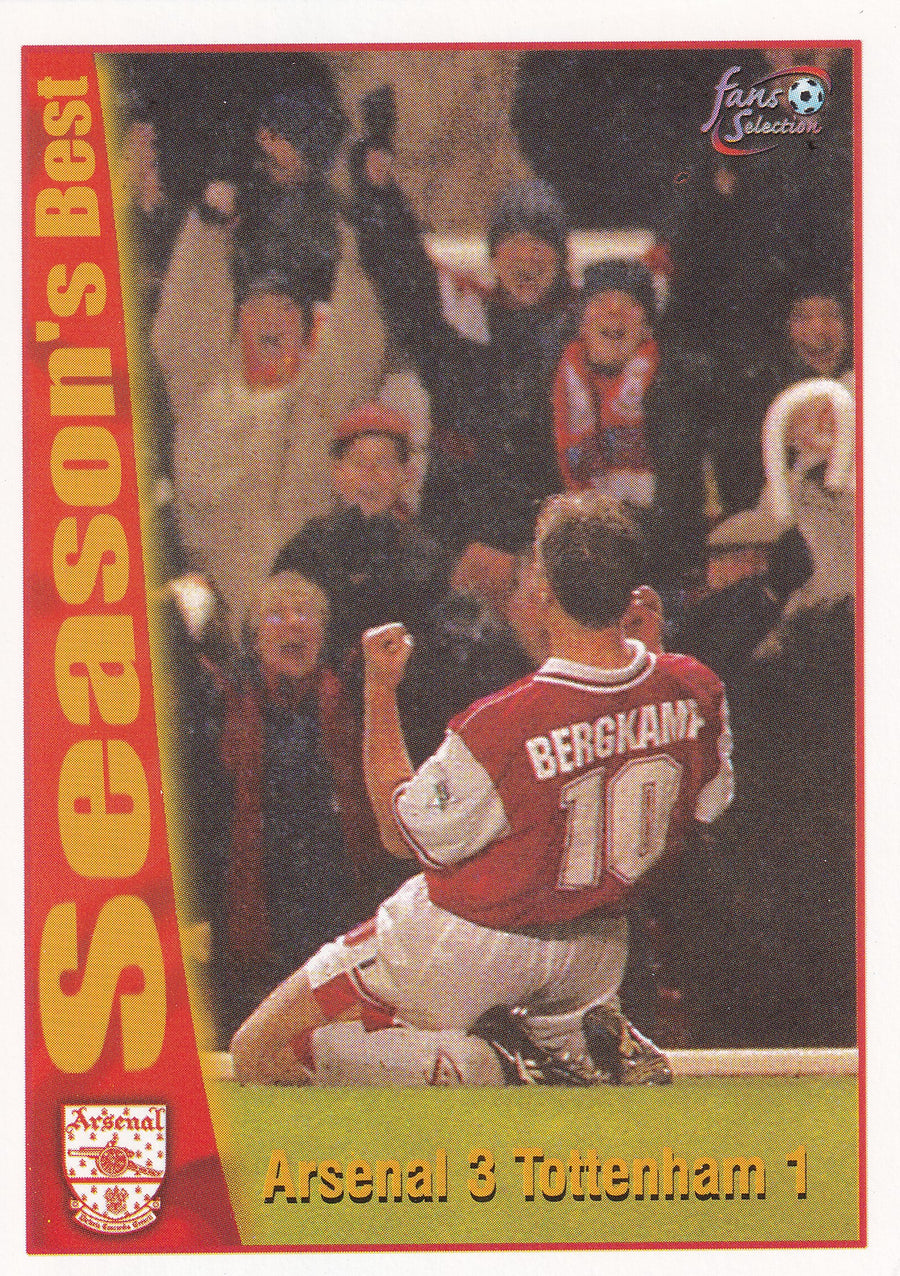 045. ARSENAL 3 TOTTENHAM 1 - SEASON'S BEST - ARSENAL