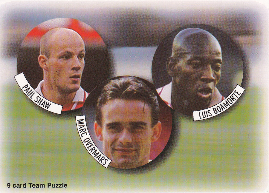 006. PAUL SHAW - MARC OVERMARS - LUIS BOAMORTE - ARSENAL