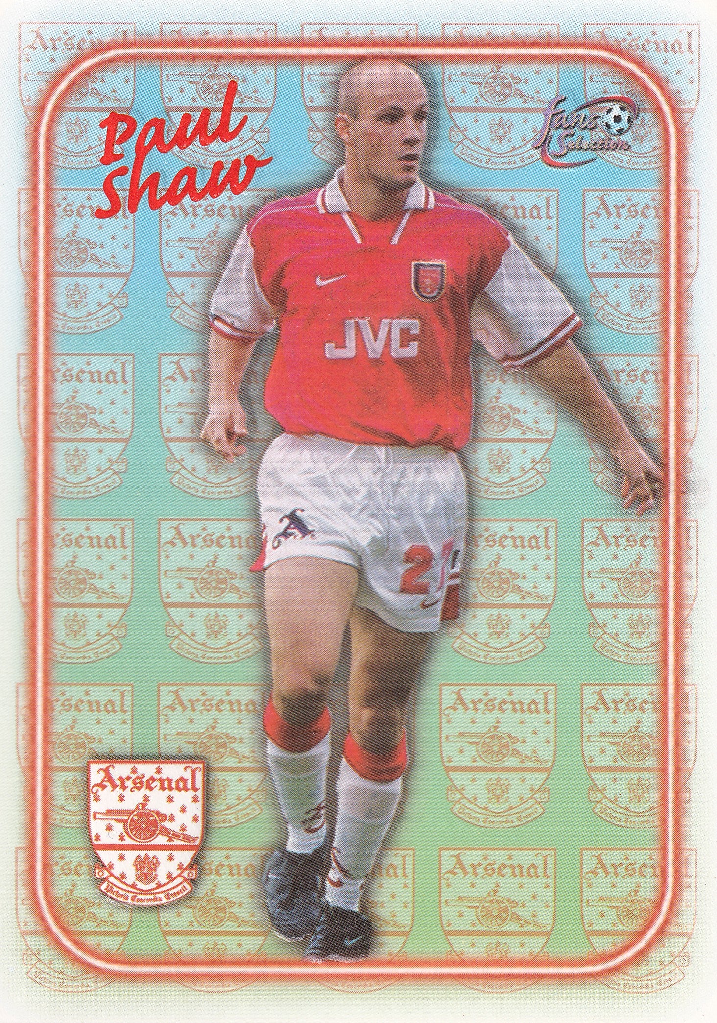 SE-16. PAUL SHAW - ARSENAL - SPECIAL EDITION EMBOSED