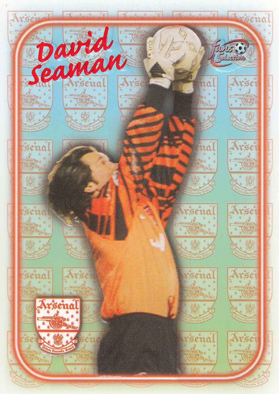 SE-01. DAVID SEAMAN - ARSENAL - SPECIAL EDITION EMBOSED