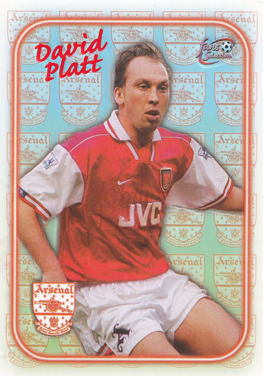 SE-07. DAVID PLATT - ARSENAL - SPECIAL EDITION EMBOSED