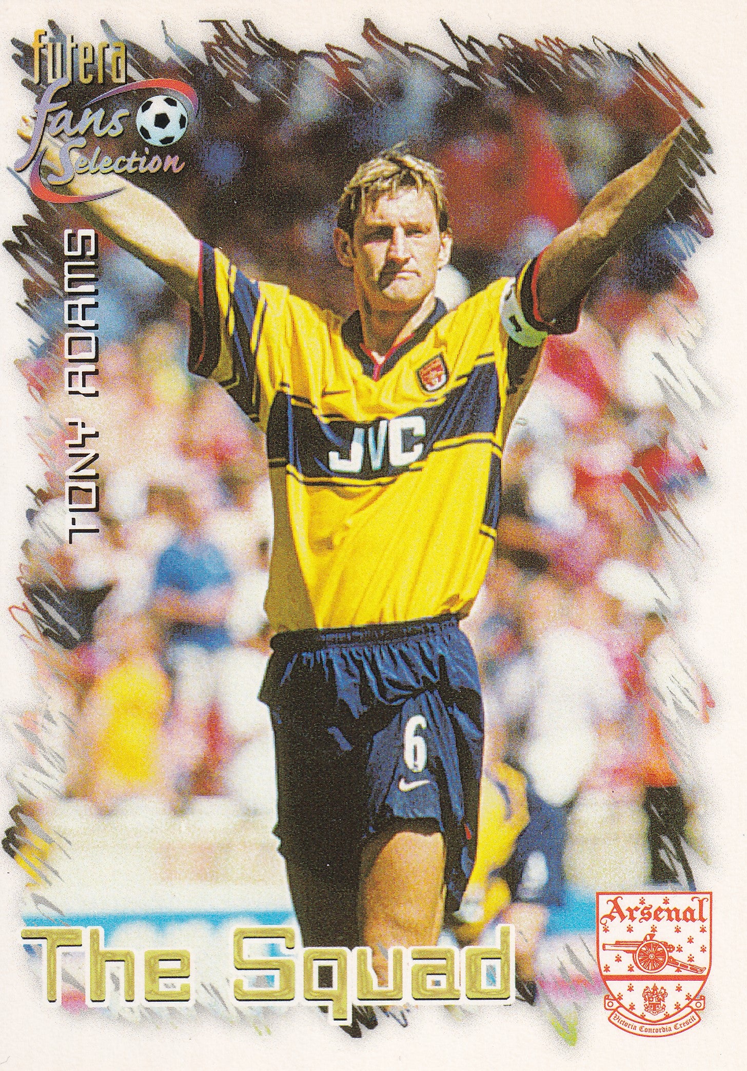 010. TONY ADAMS - THE SQUAD - ARSENAL