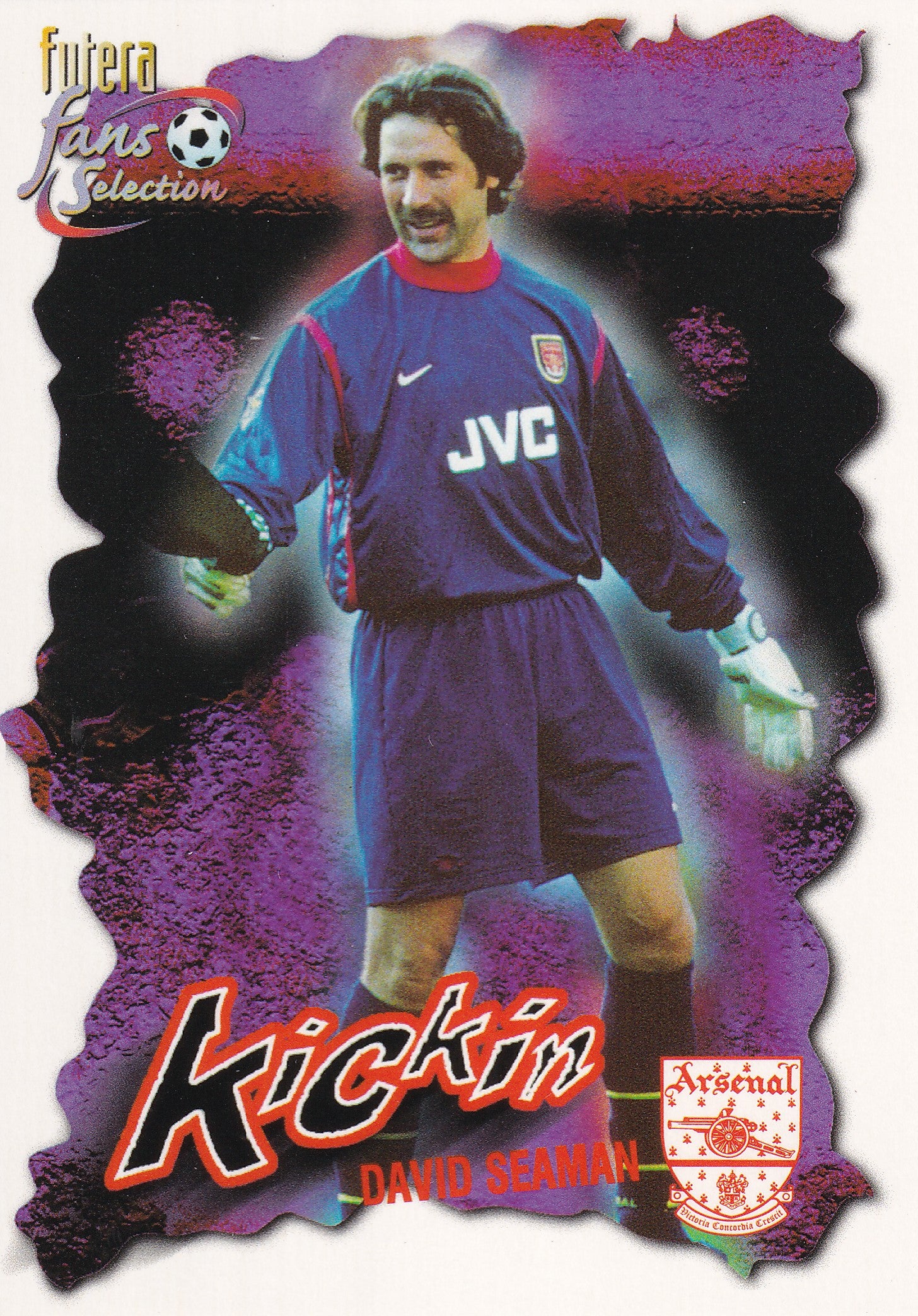 038. DAVID SEAMAN - KICKIN - ARSENAL