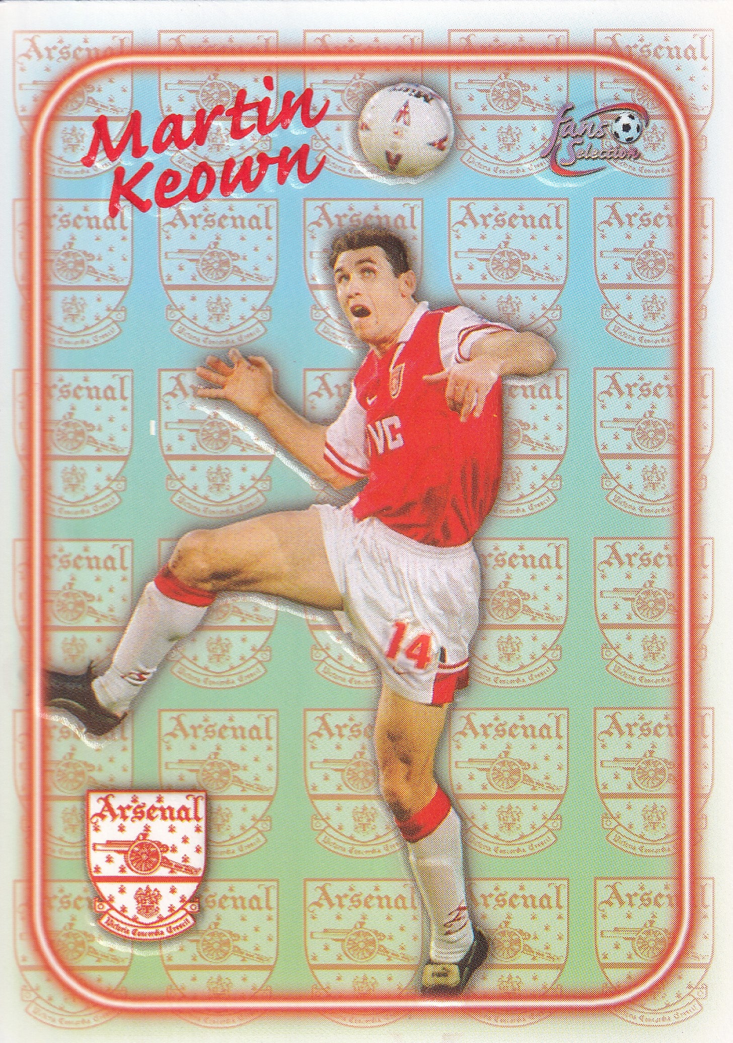 SE-11. MARTIN KEOWN - ARSENAL - SPECIAL EDITION EMBOSED