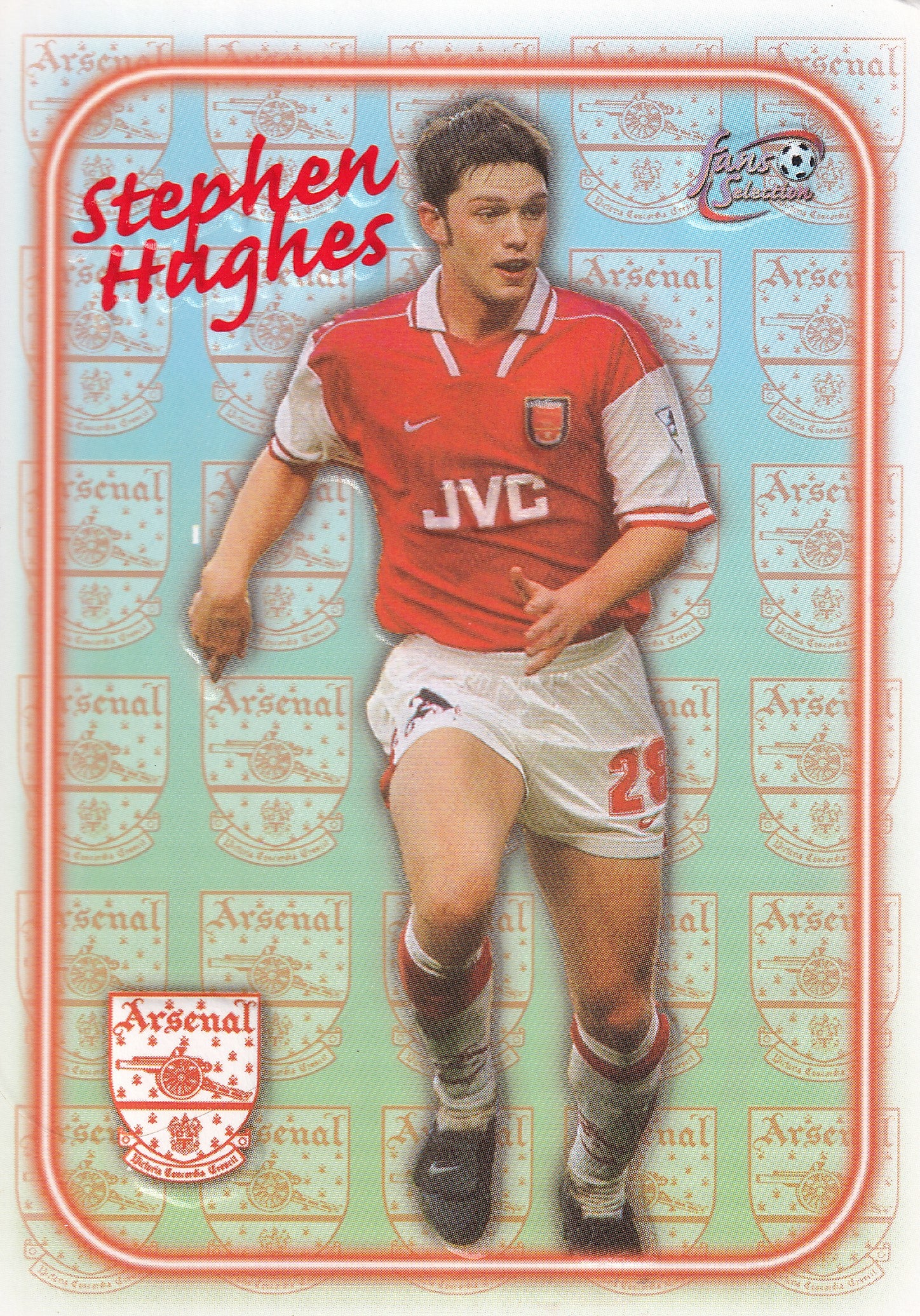 SE-14. STEPHEN HUGHES - ARSENAL - SPECIAL EDITION EMBOSED