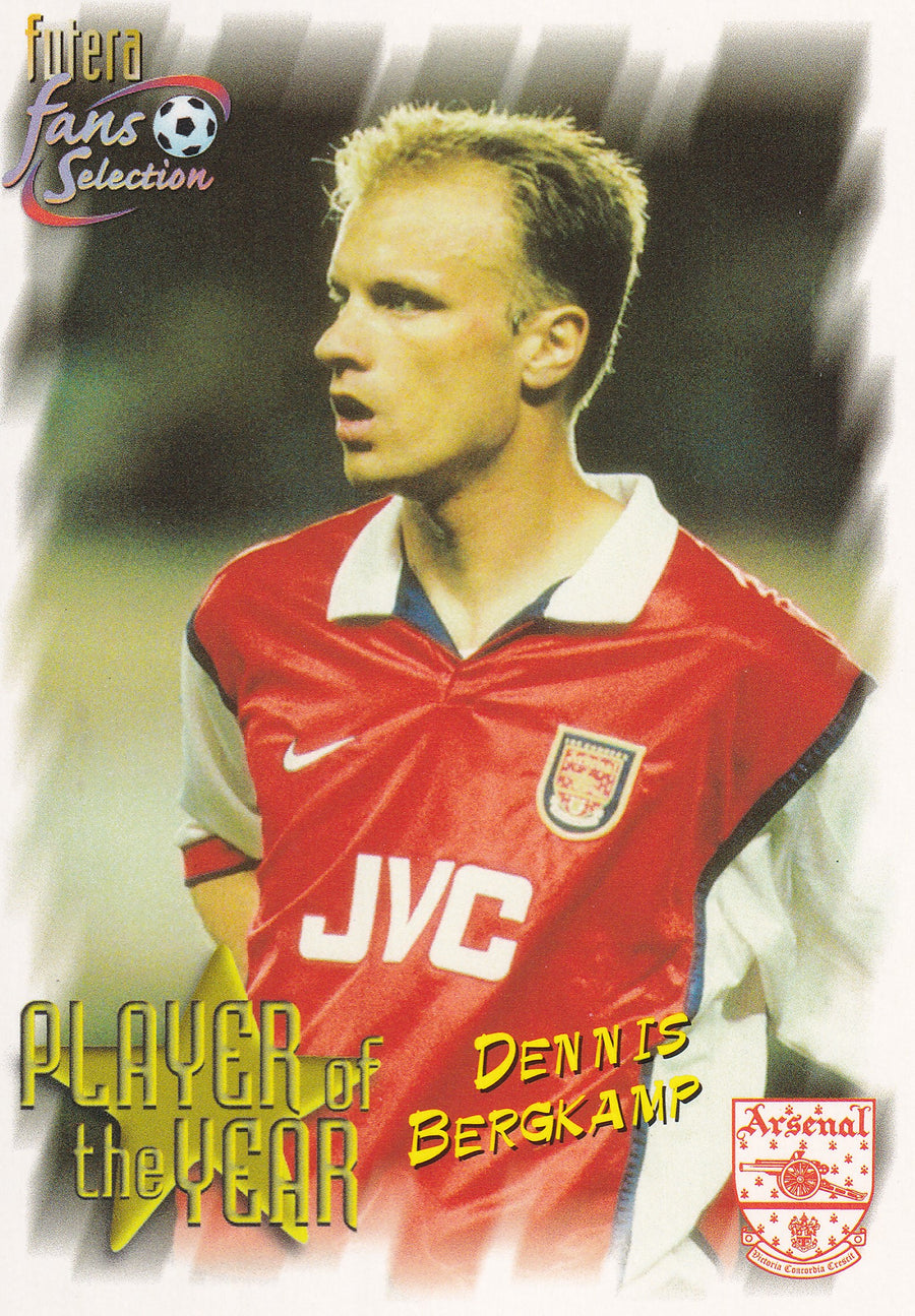 095. DENNIS BERGKAMP - ARSENAL - PLAYER OF THE YEAR
