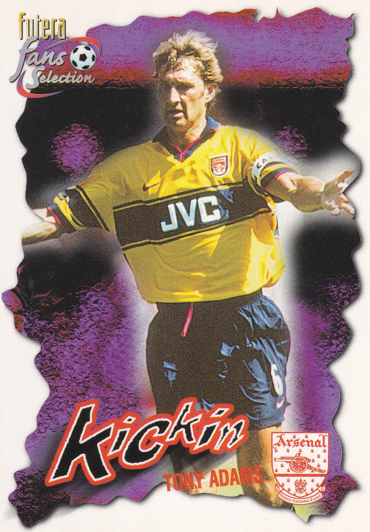 041. TONY ADAMS - KICKIN - ARSENAL