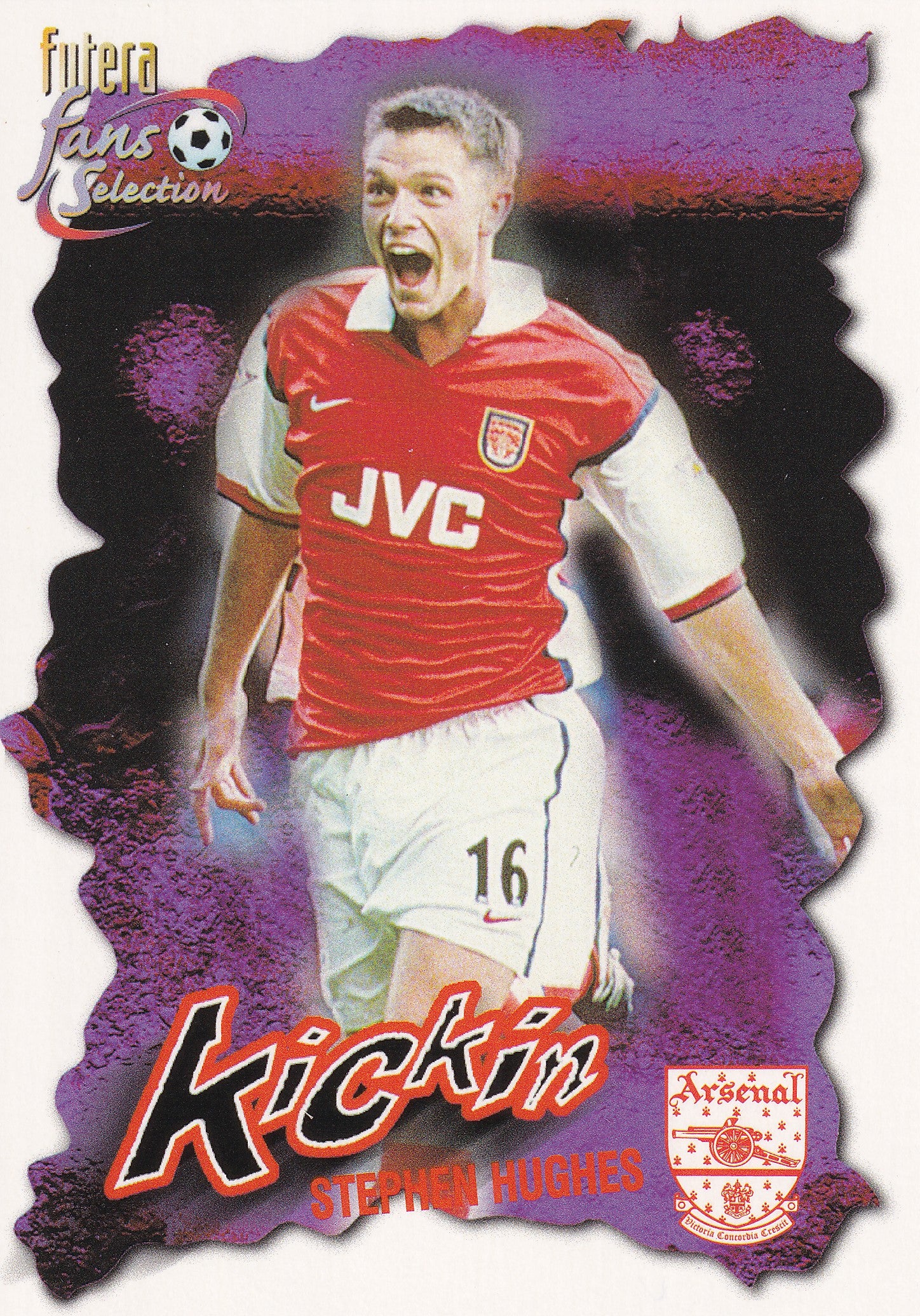 042. STEPHEN HUGHES - KICKIN - ARSENAL