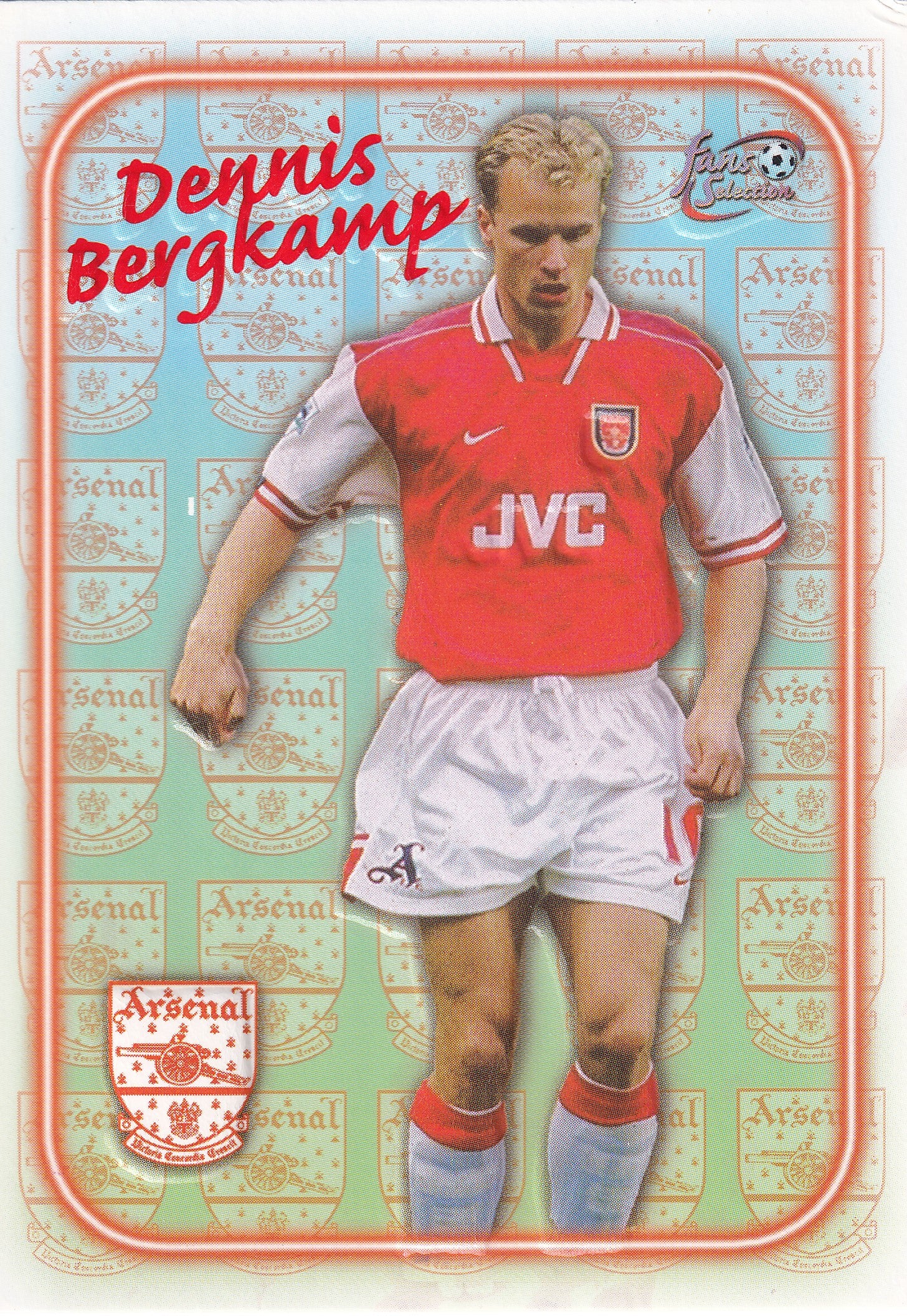 SE-15. DENNIS BERGKAMP - ARSENAL - SPECIAL EDITION EMBOSED