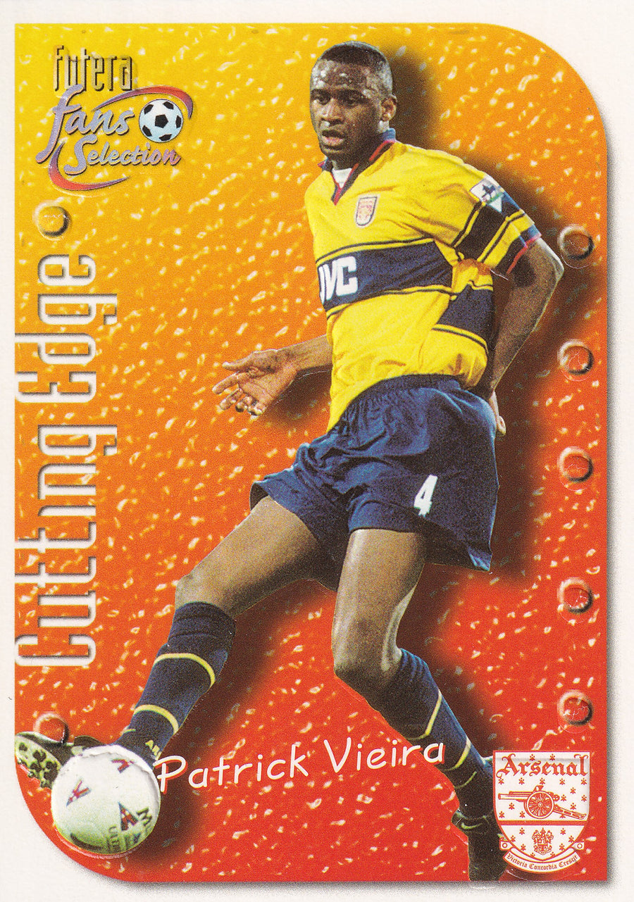 CE-03. PATRICK VIEIRA - ARSENAL - CUTTING EDGE - EMBOSED