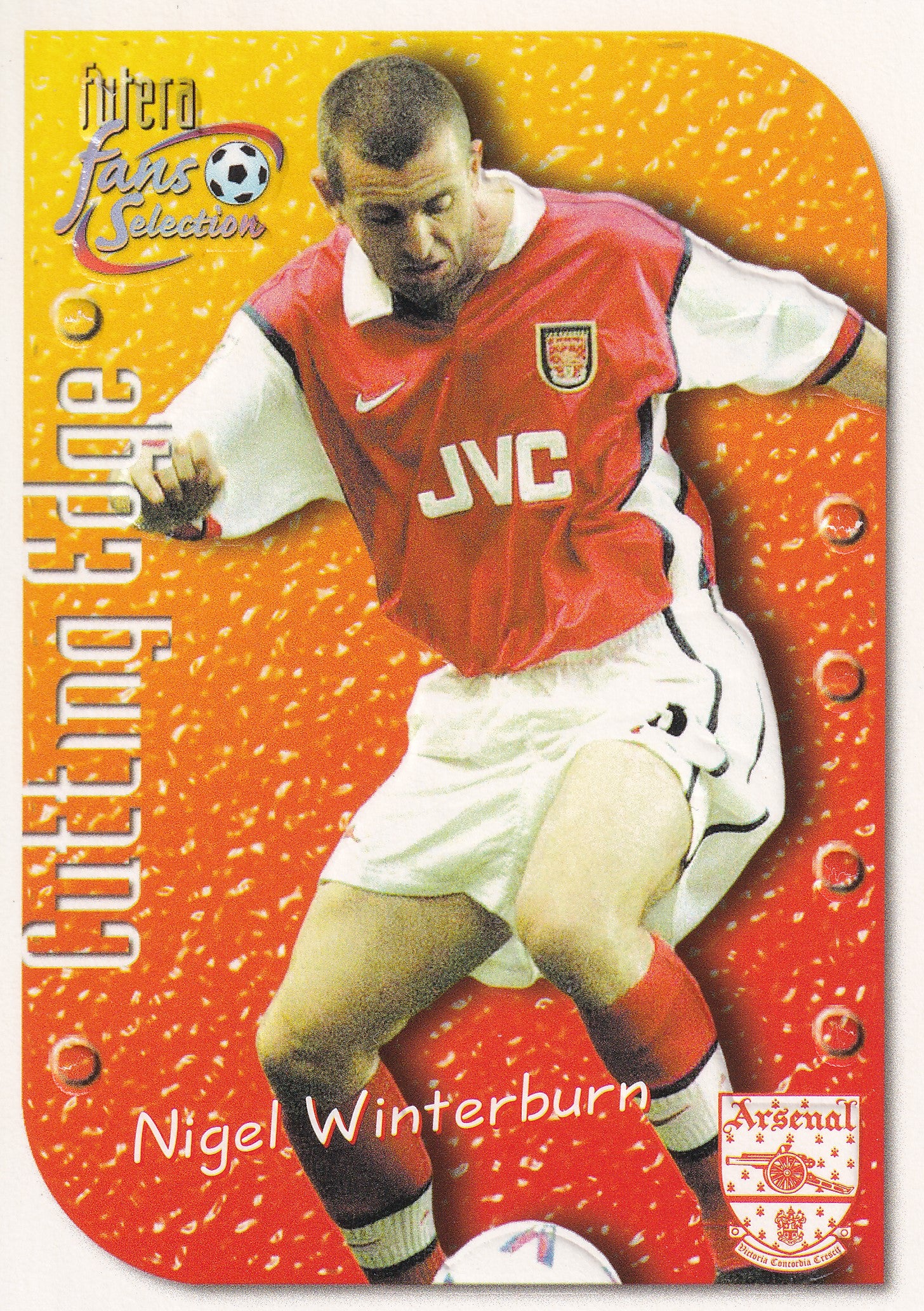 CE-06. NIGEL WINTERBURN - ARSENAL - CUTTING EDGE - EMBOSED
