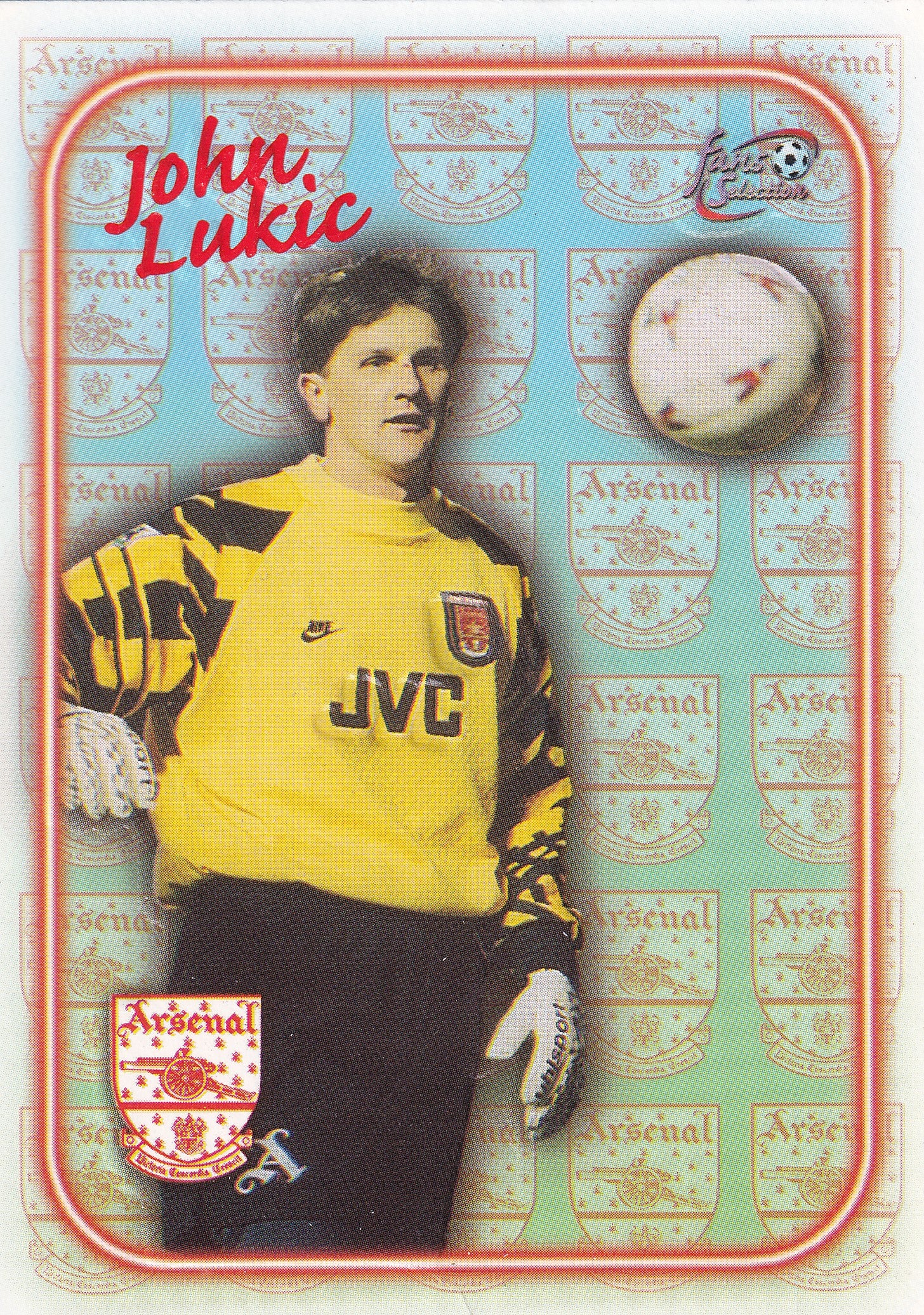 SE-09. JOHN LUKIC - ARSENAL - SPECIAL EDITION EMBOSED