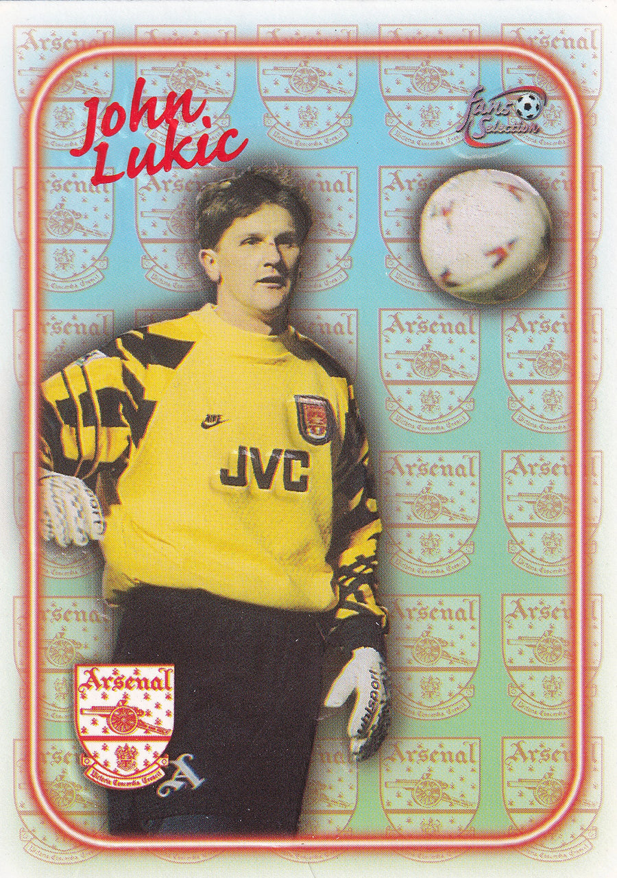 SE-09. JOHN LUKIC - ARSENAL - SPECIAL EDITION EMBOSED