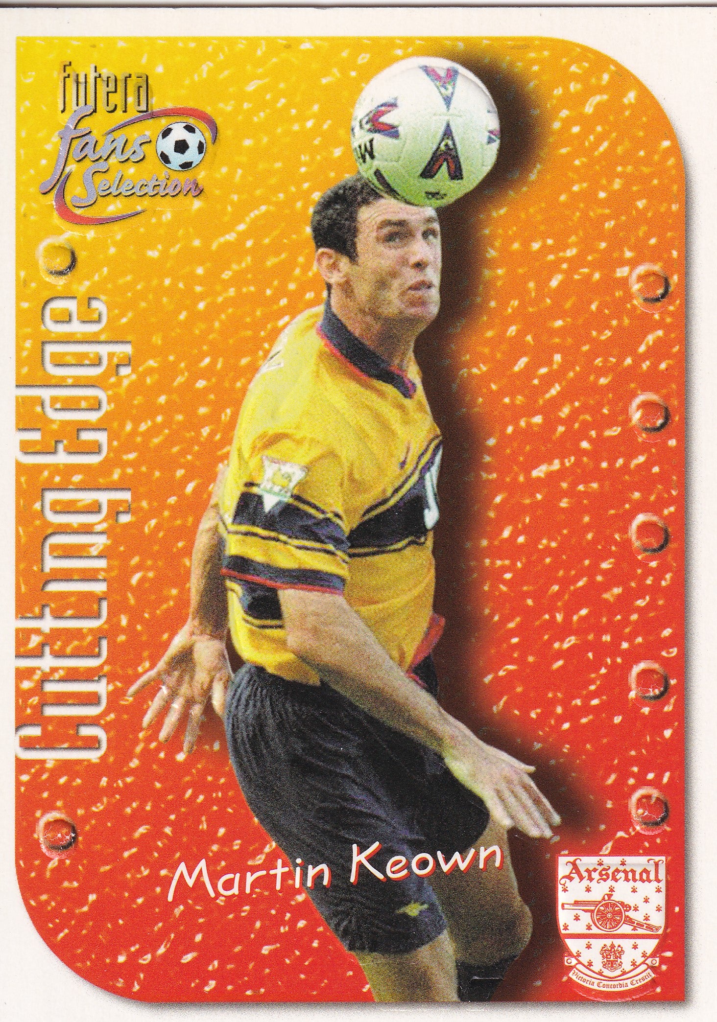 CE-09. MARTIN KEOWN - ARSENAL - CUTTING EDGE - EMBOSED