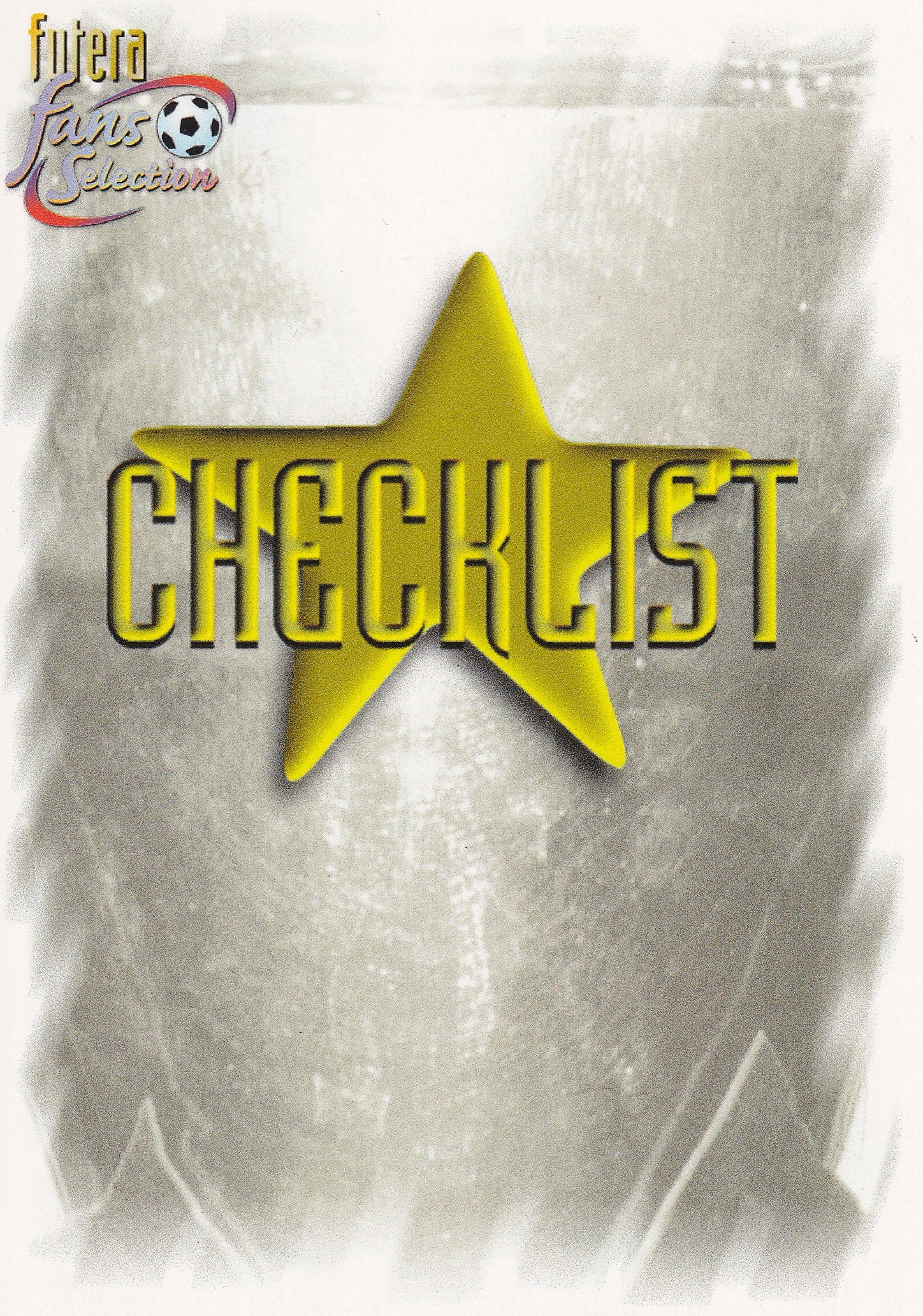 099. CHECKLIST - ARSENAL