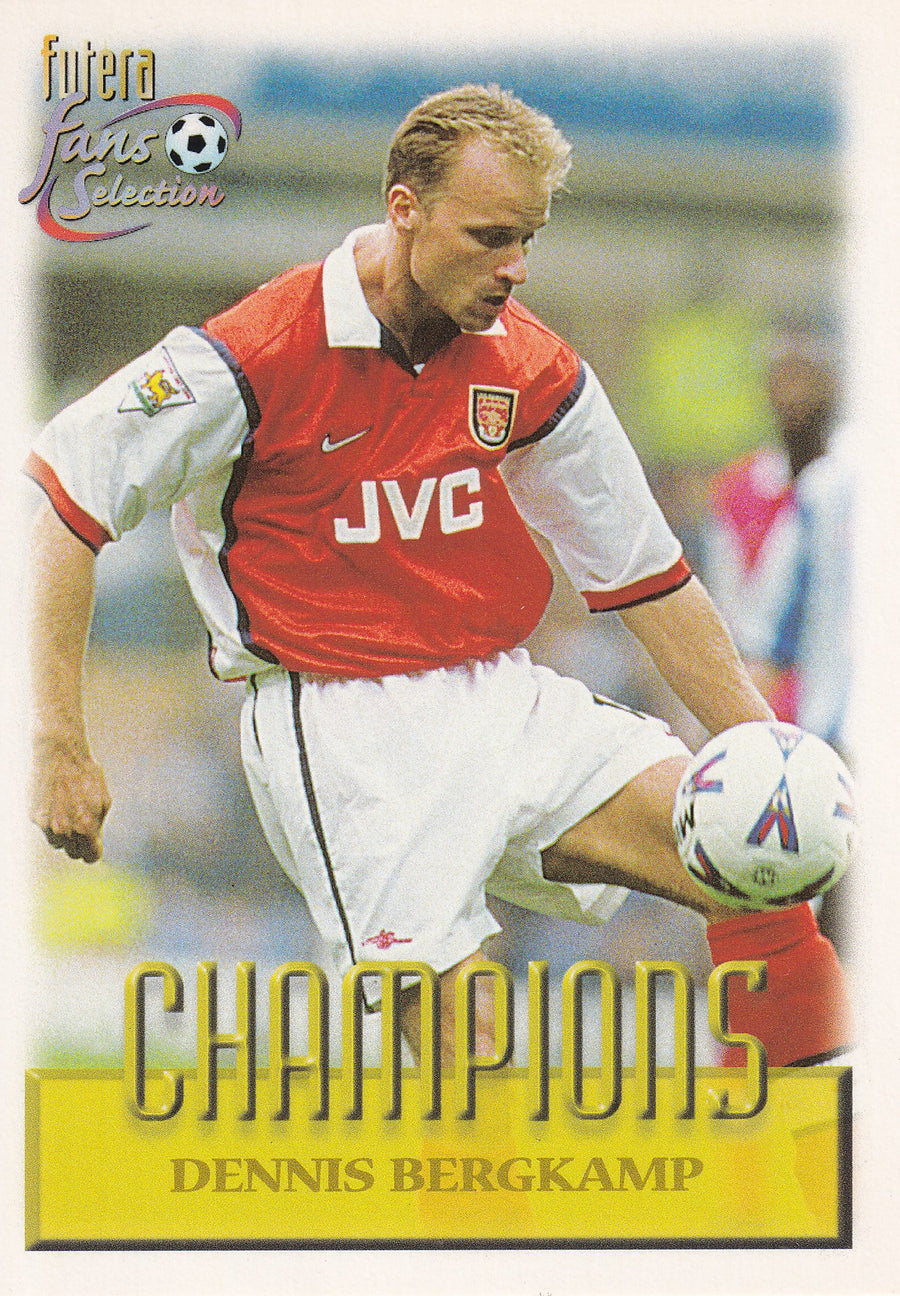 075. DENNIS BERGKAMP - ARSENAL - CHAMPIONS