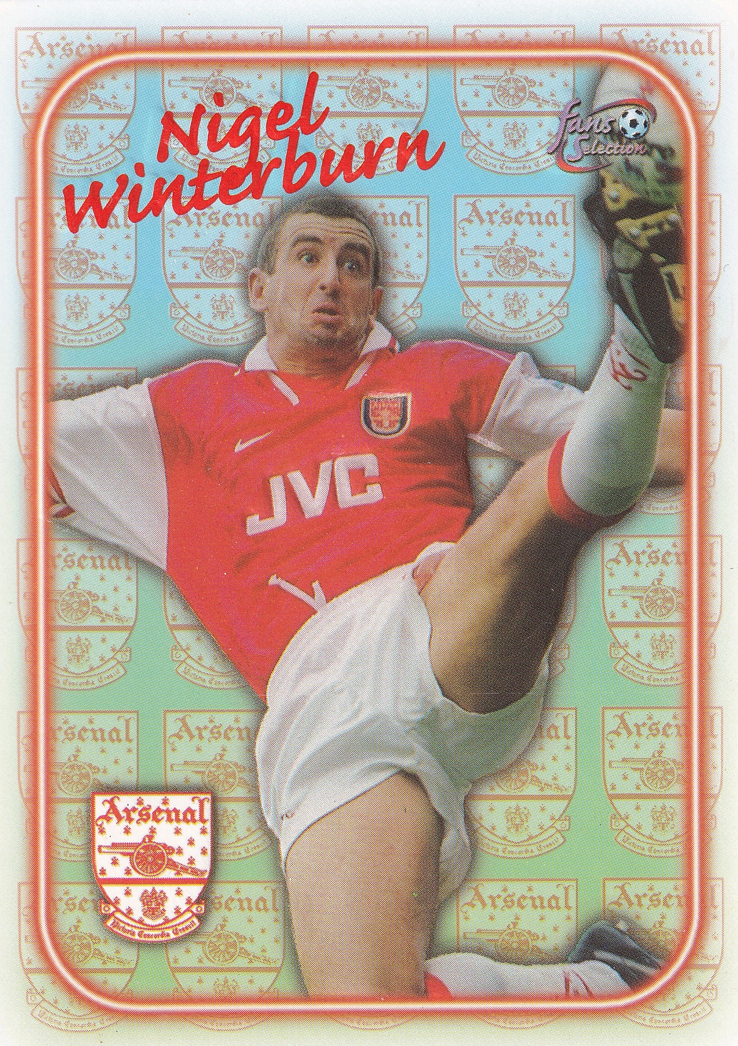 SE-03. NIGEL WINTERBURN - ARSENAL - SPECIAL EDITION EMBOSED