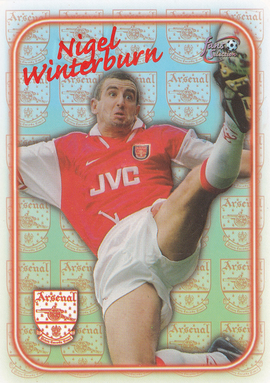 SE-03. NIGEL WINTERBURN - ARSENAL - SPECIAL EDITION EMBOSED