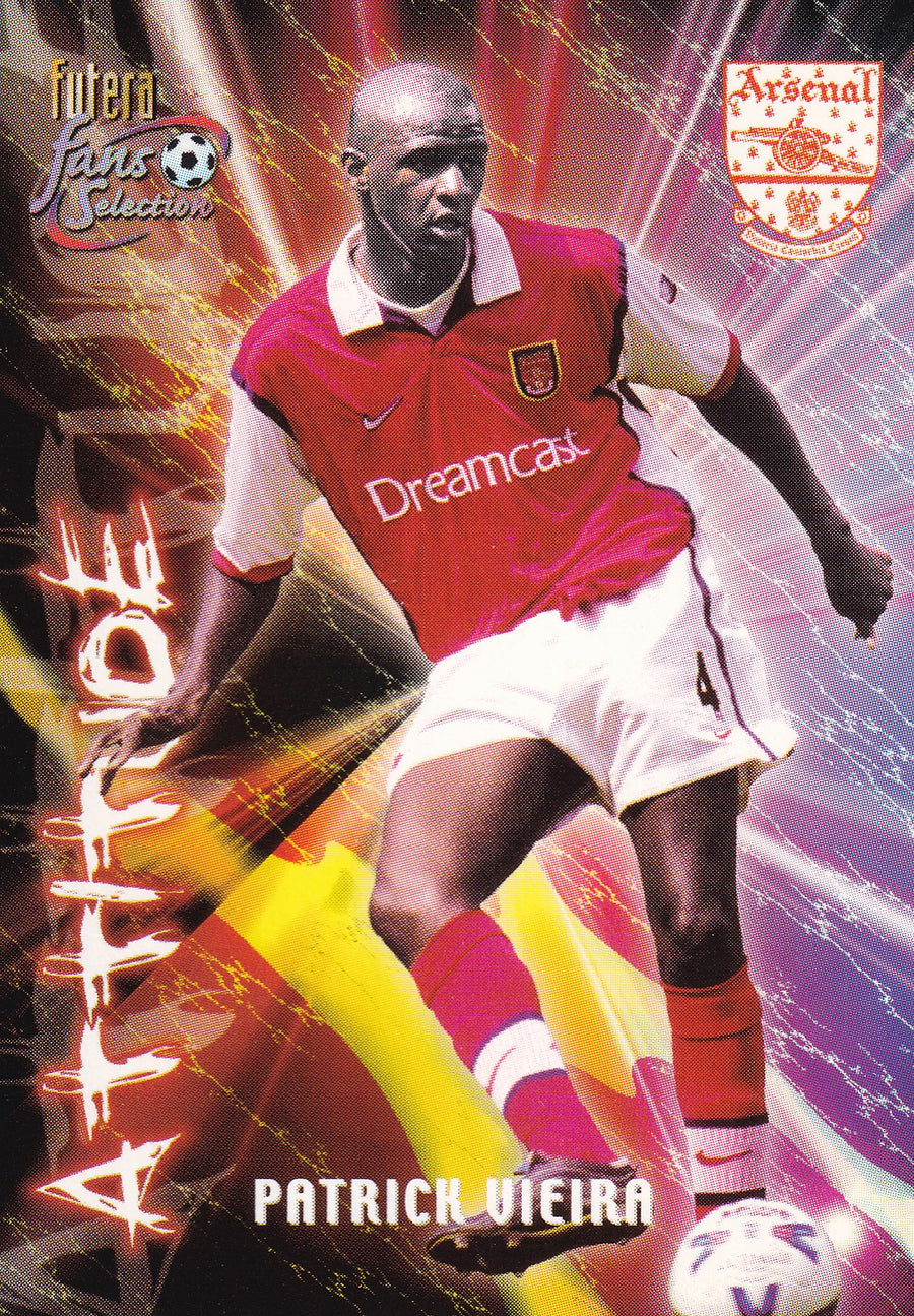 101. PATRICK VIEIRA - ARSENAL - ATTITUDE