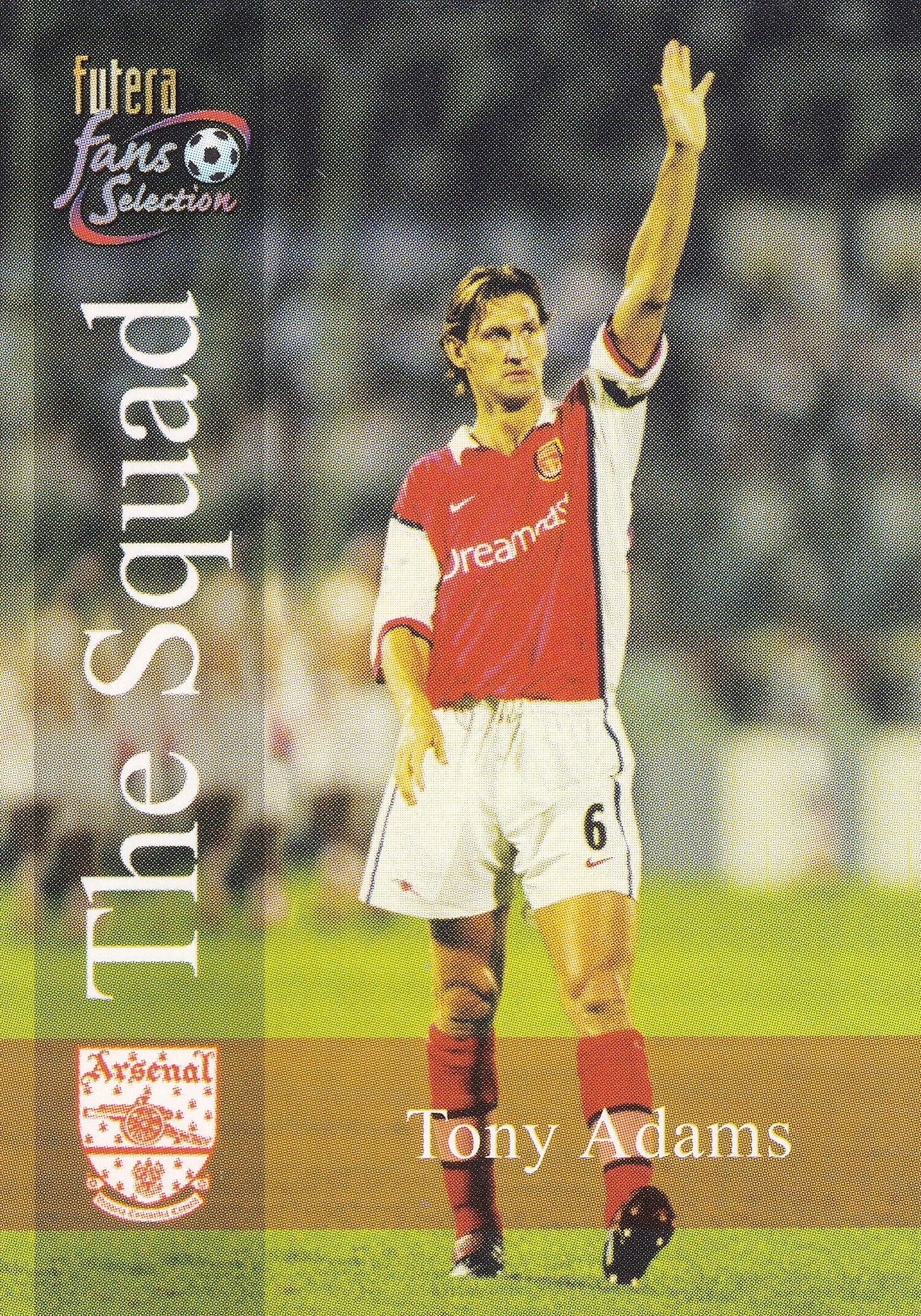 104. TONY ADAMS - ARSENAL - THE SQUAD