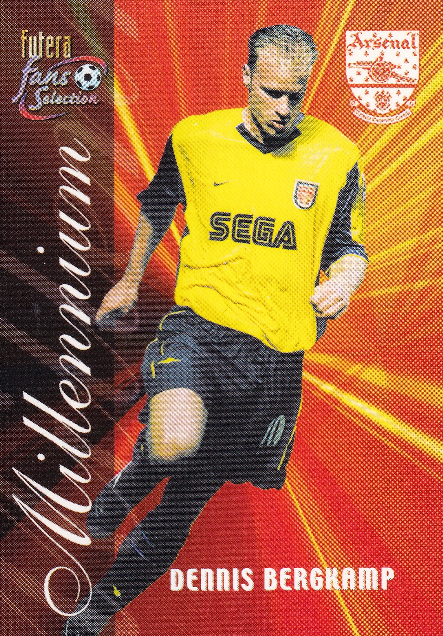 144. DENNIS BERGKAMP - ARSENAL - MILLENNIUM