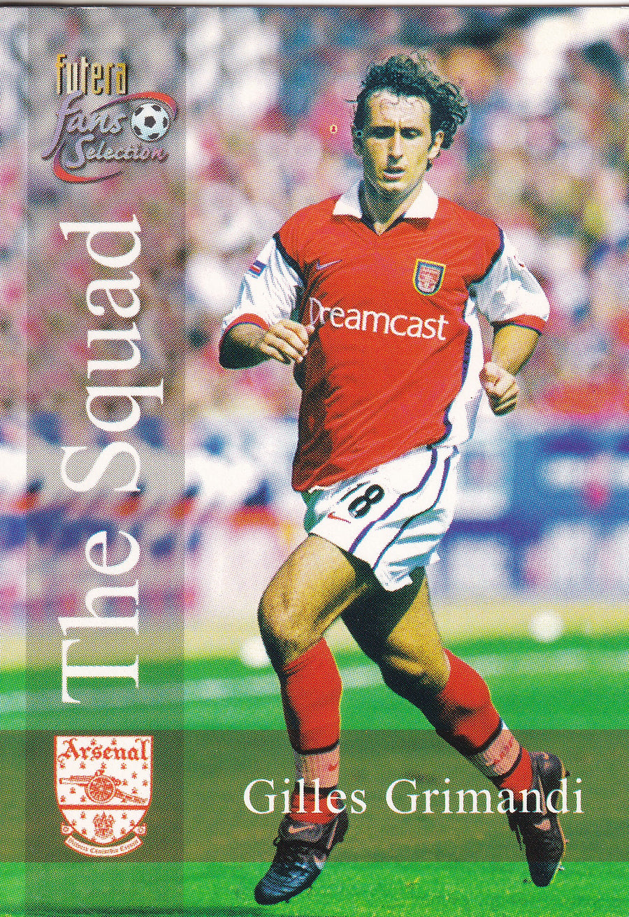 118. GILLES GRIMANDI - ARSENAL - THE SQUAD