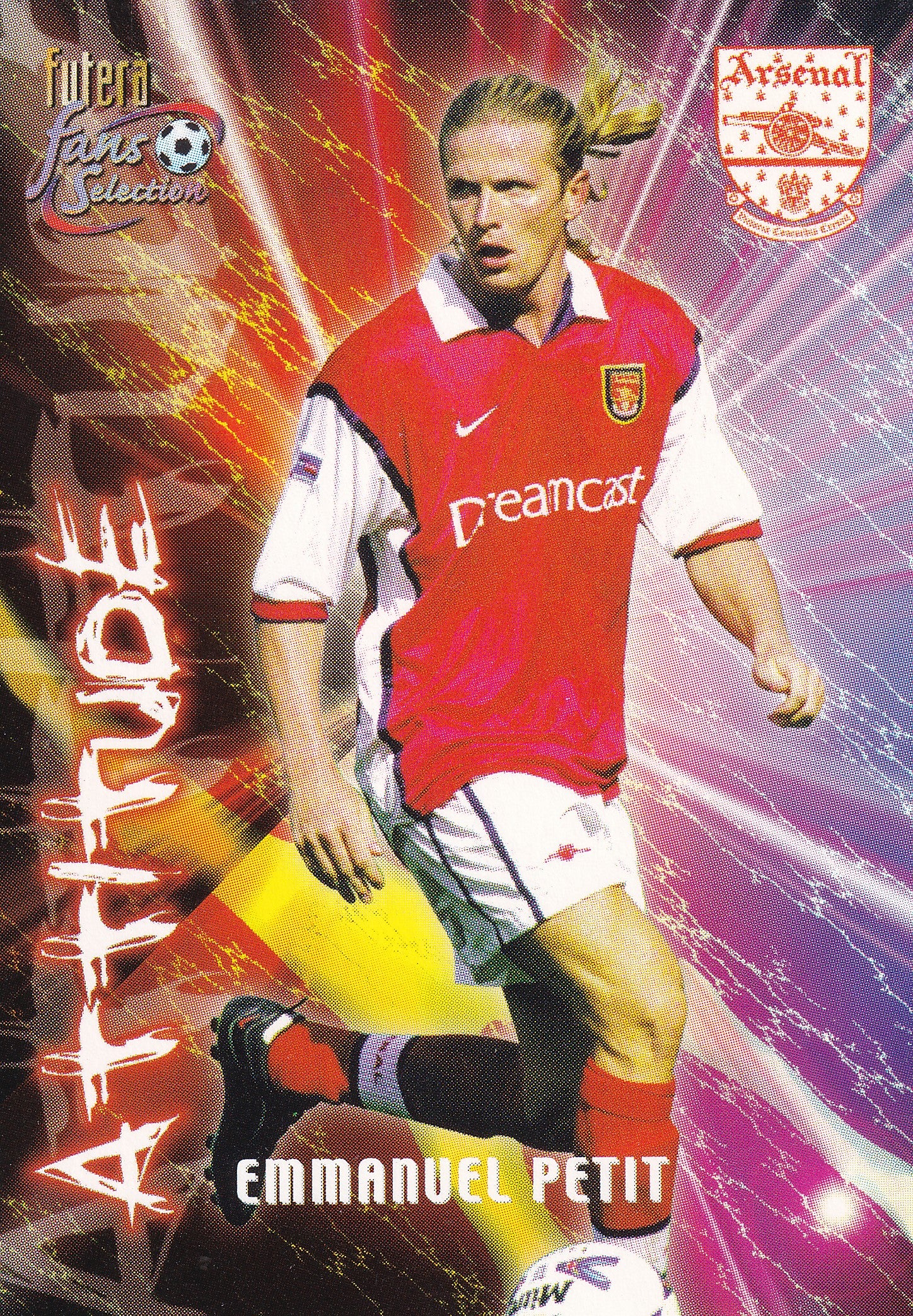 103. EMMANUEL PETIT - ARSENAL - ATTITUDE
