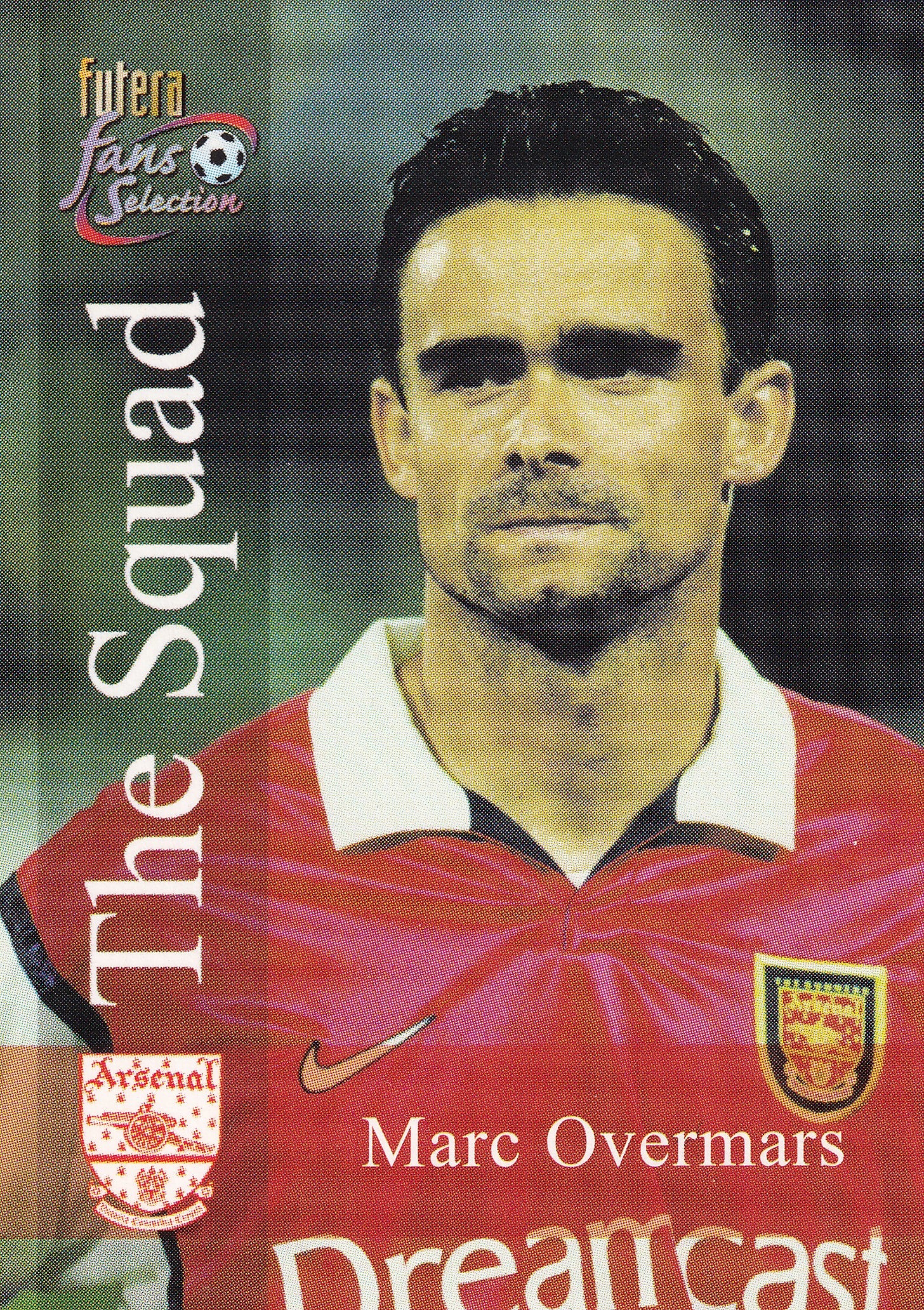 115. MARC OVERMARS - ARSENAL - THE SQUAD