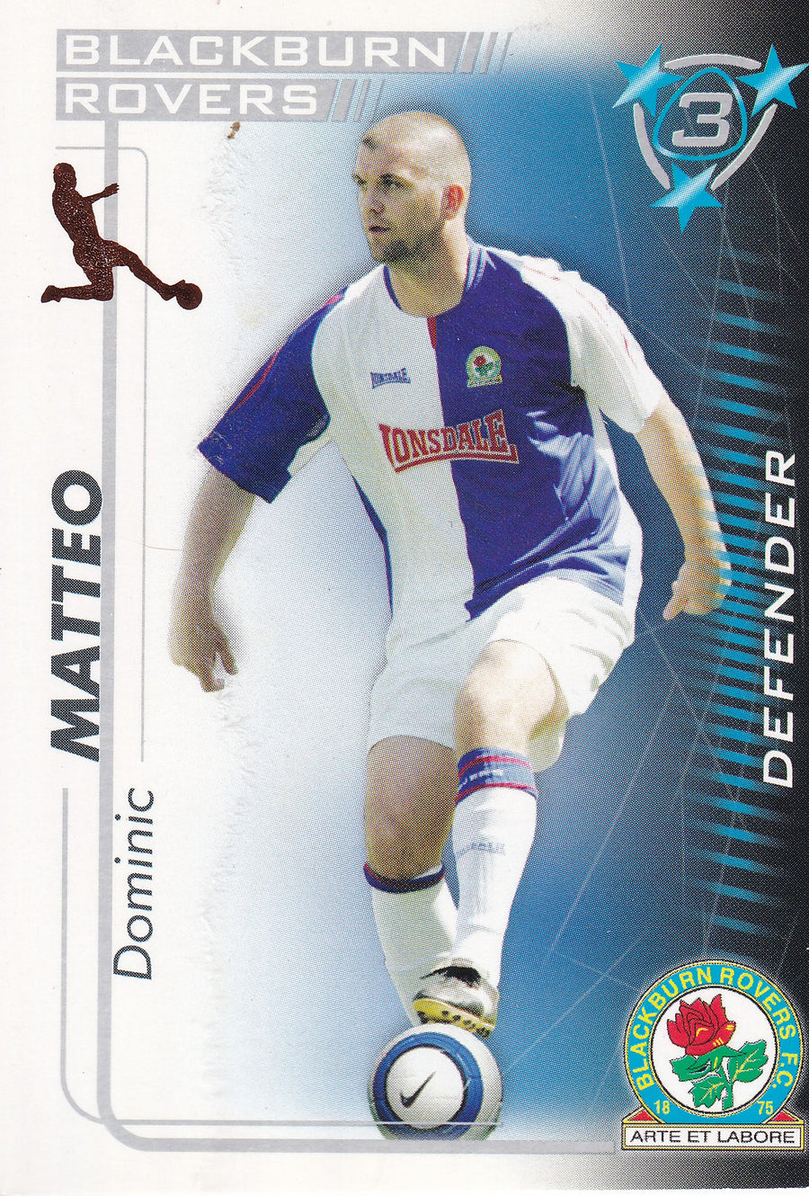 057. DOMINIC MATTEO - BLACKBURN ROVERS