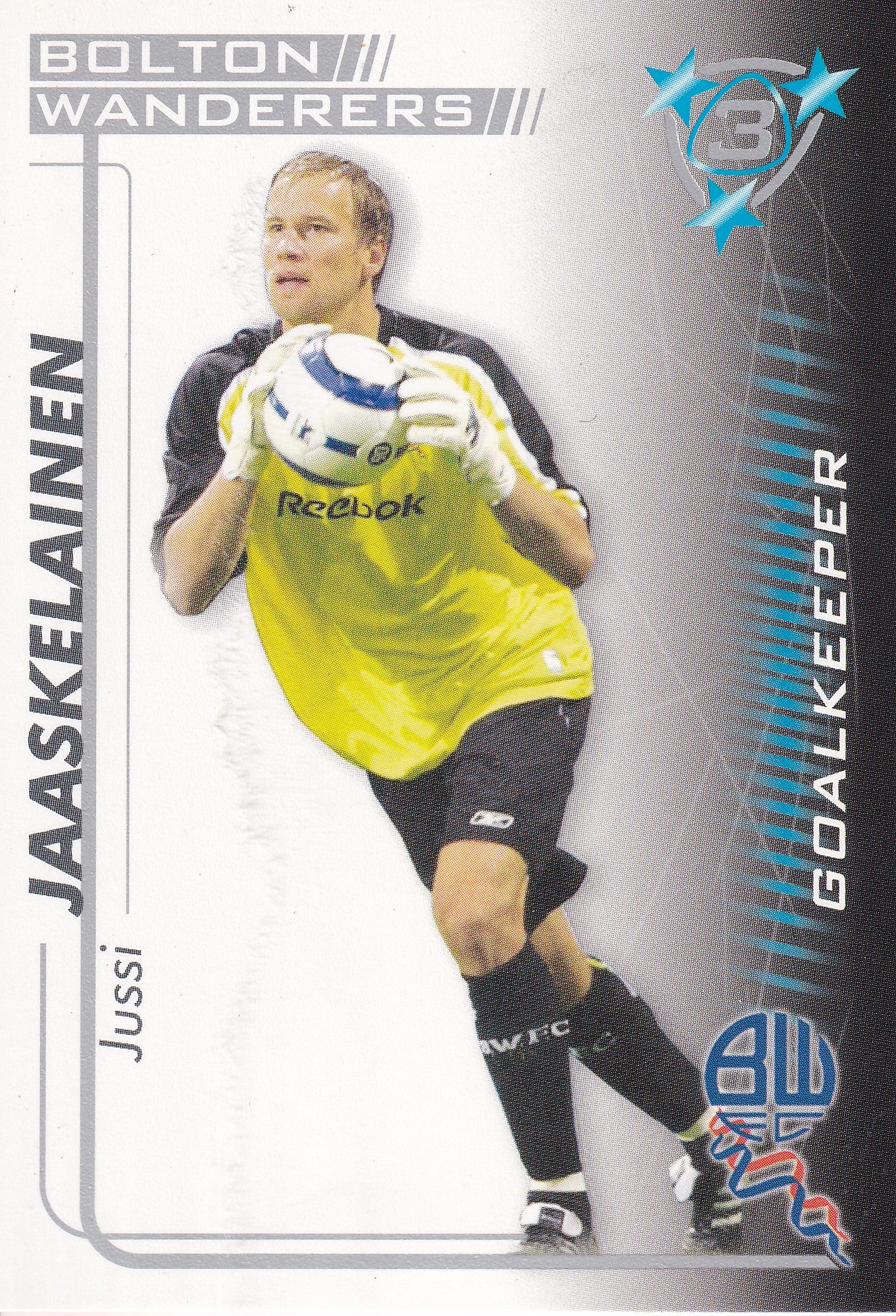 072. JUSSI JAASKELAINEN - BOLTON WANDERERS
