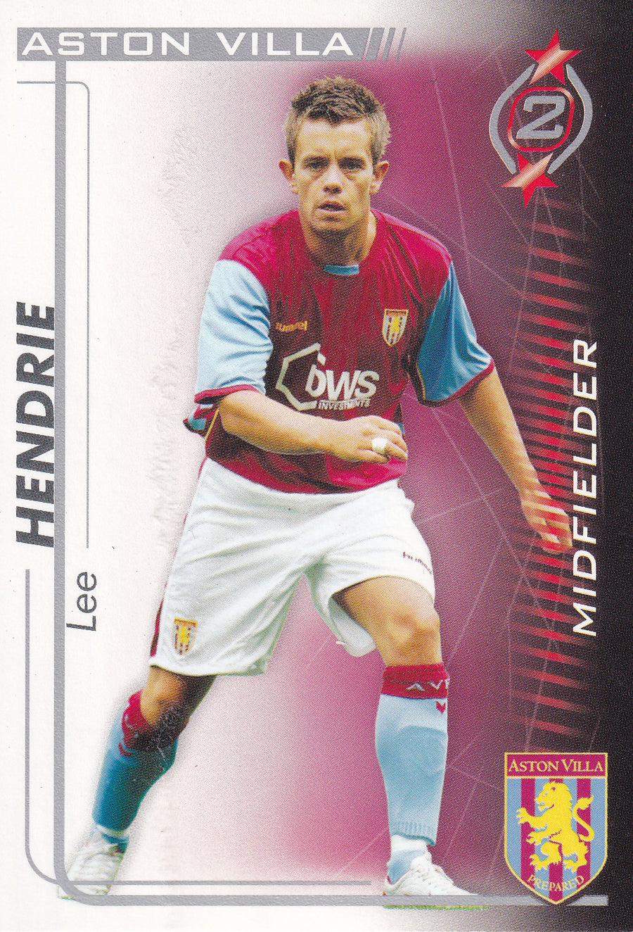 028. LEE HENDRIE - ASTON VILLA