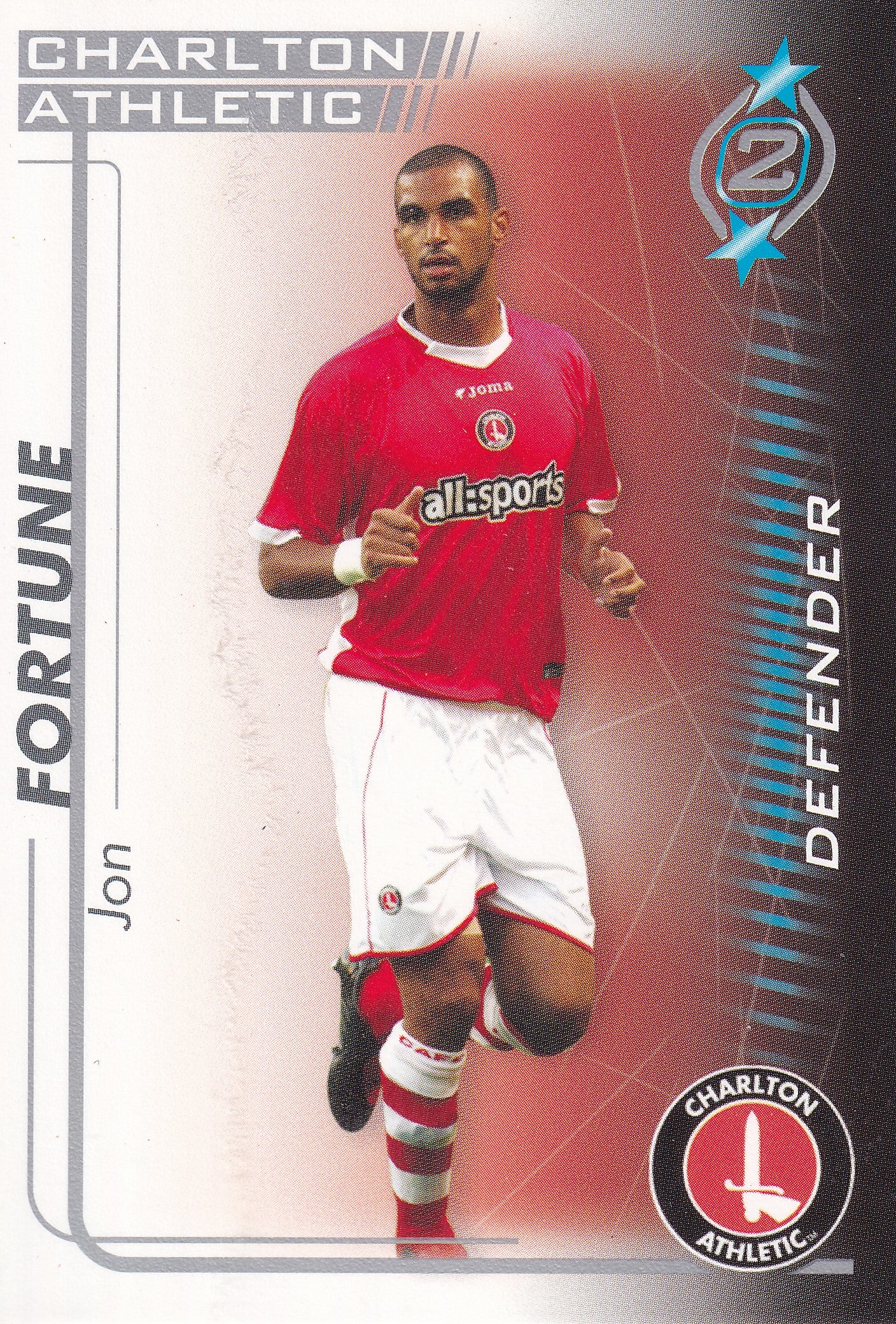 096. JON FORTUNE - CHARLTON ATHLETIC