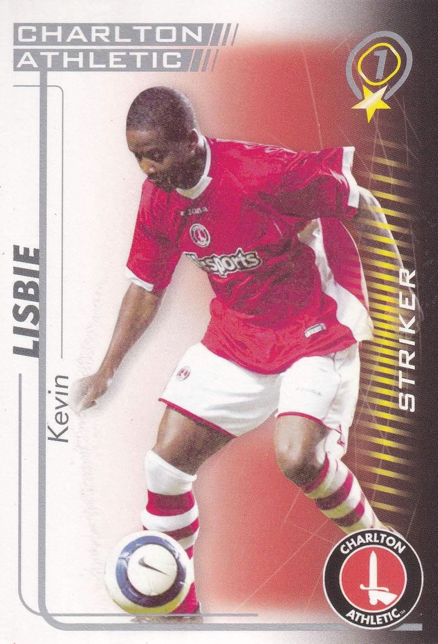 106. KEVIN LISBIE - CHARLTON ATHLETIC