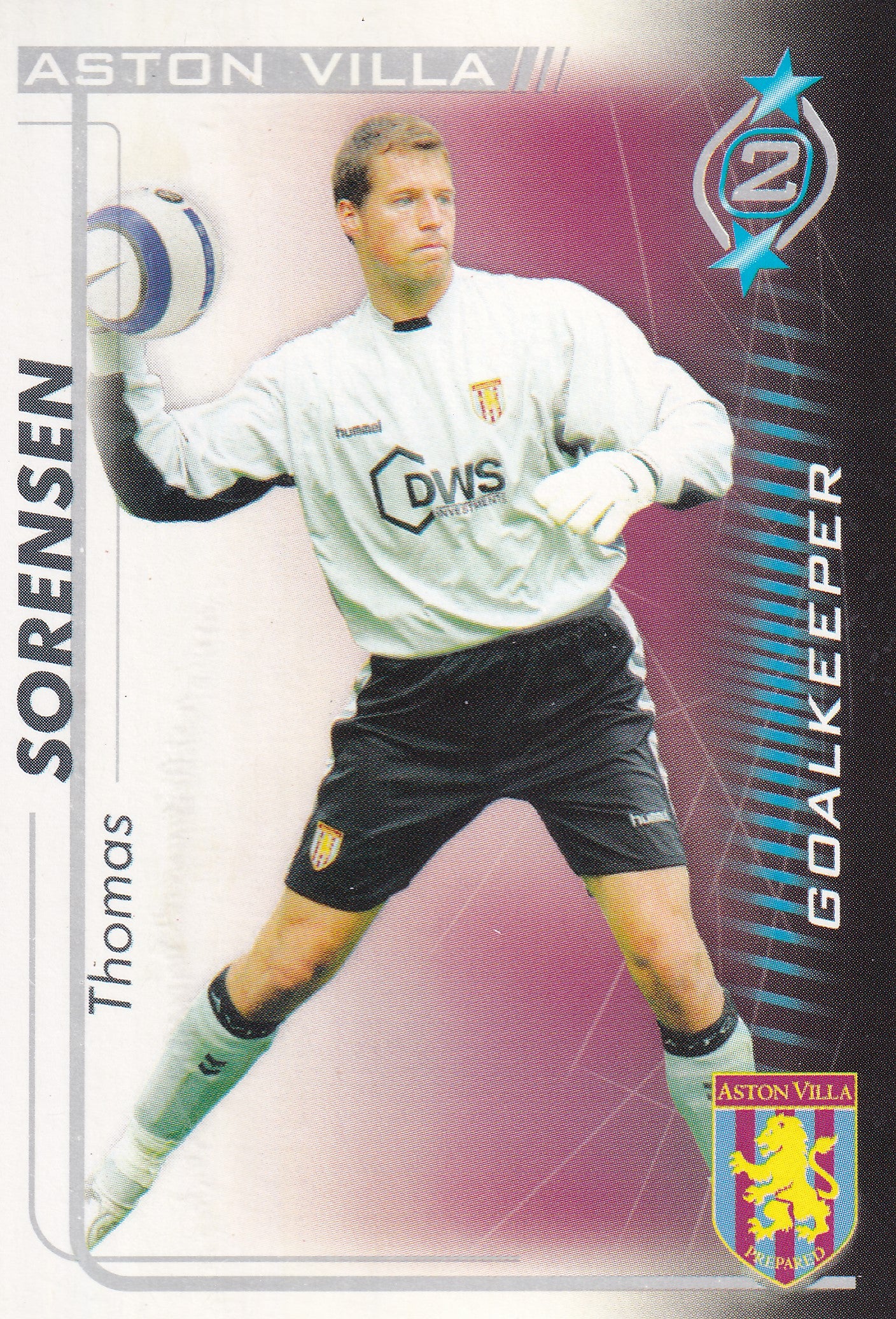 020. THOMAS SORENSEN - ASTON VILLA