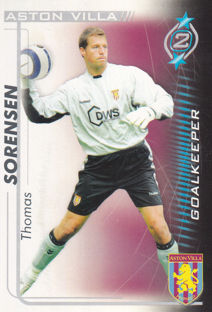 020. THOMAS SORENSEN - ASTON VILLA