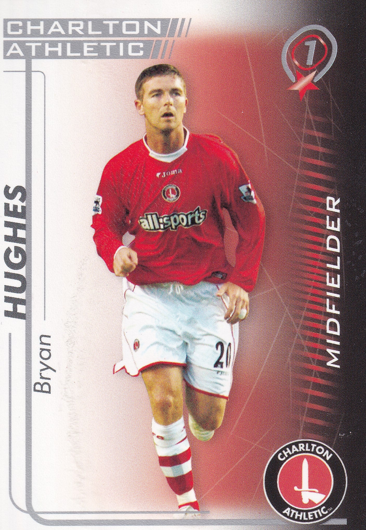 103. BRYAN HUGHES - CHARLTON ATHLETIC