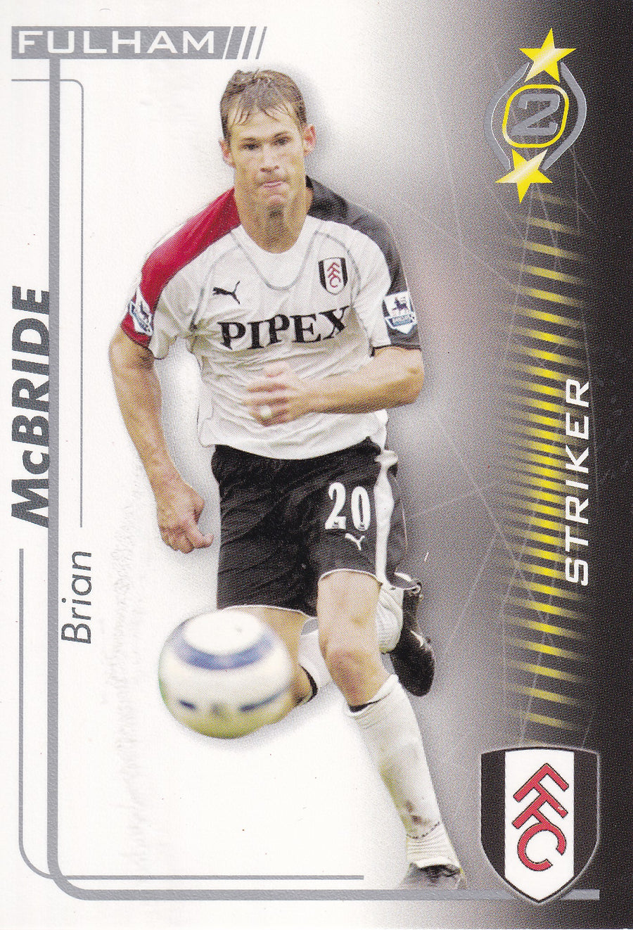 157. BRIAN McBRIDE - FULLHAM
