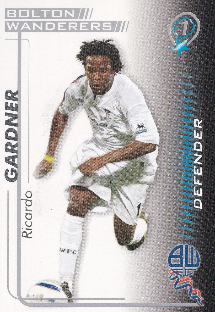 077. RICARDO GARDNER - BOLTON WANDERERS