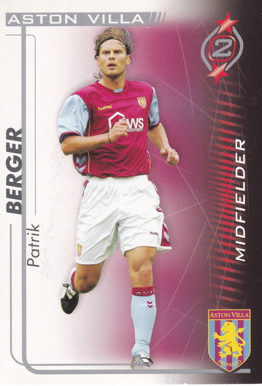 027. PATRIK BERGER - ASTON VILLA