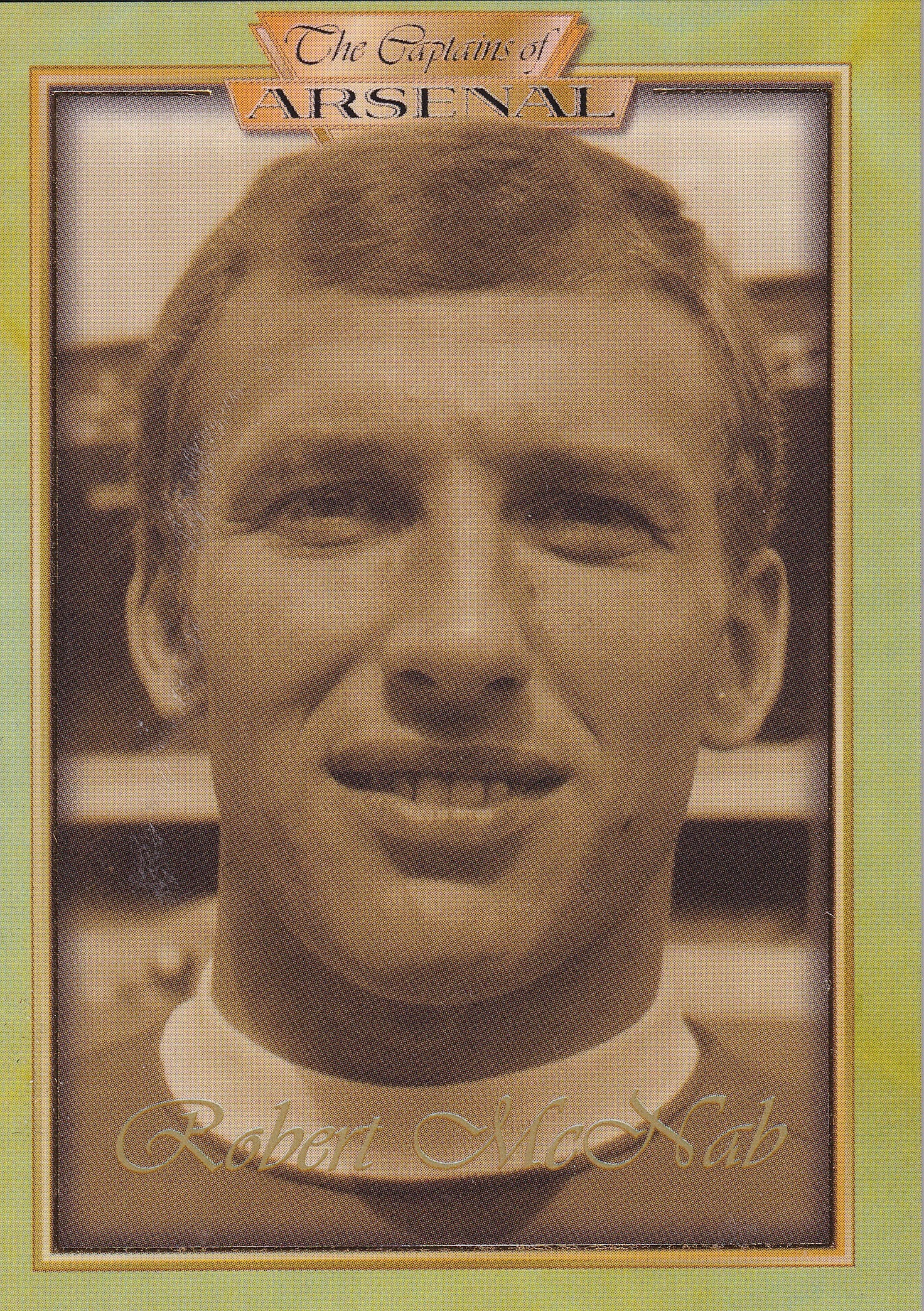 033. ROBERT McNAB - ARSENAL
