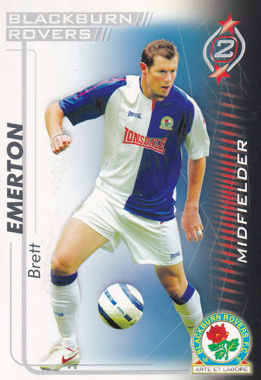 062. BRETT EMERTON - BLACKBURN ROVERS