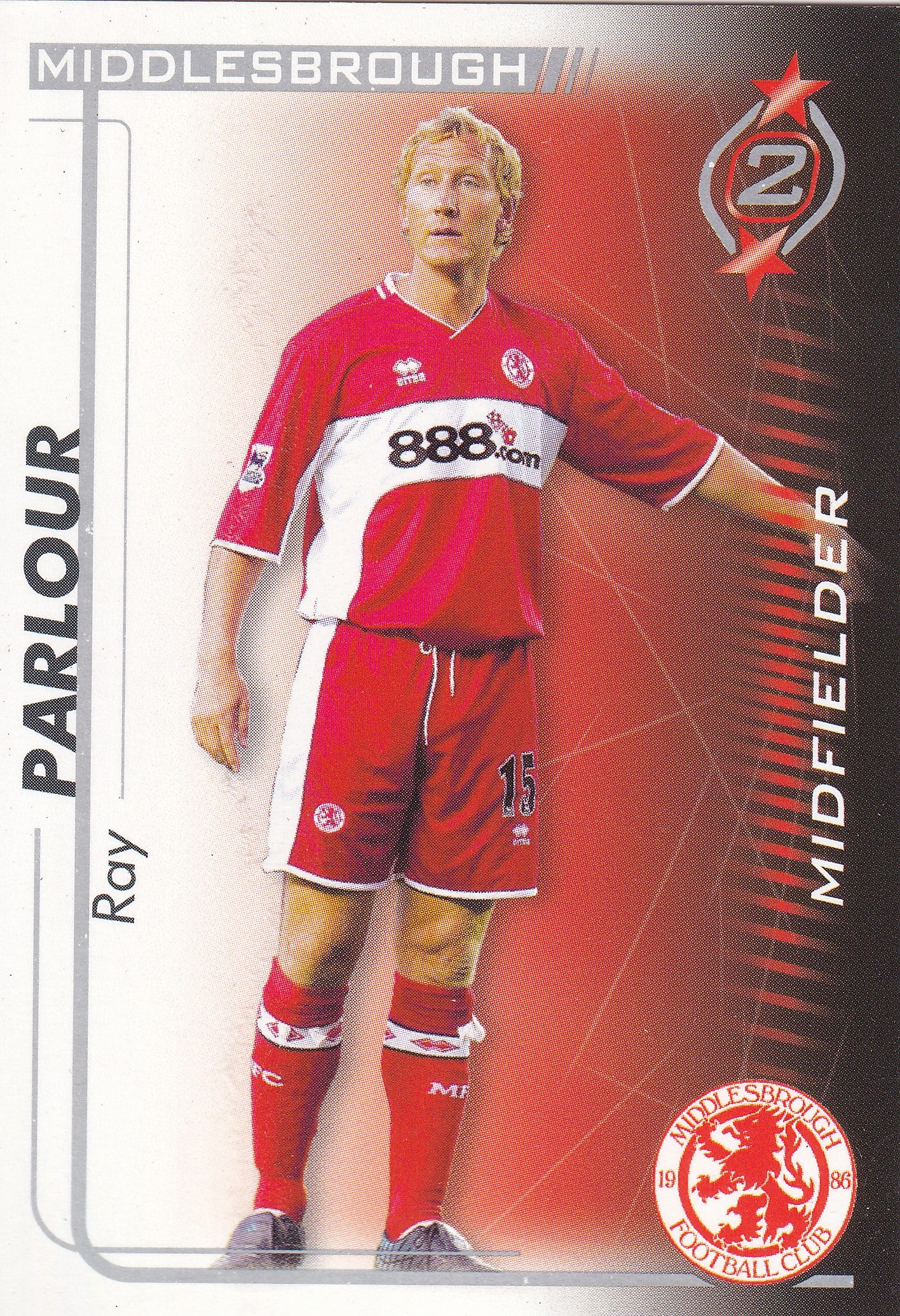225. RAY PARLOUR - MIDDLESBROUGH