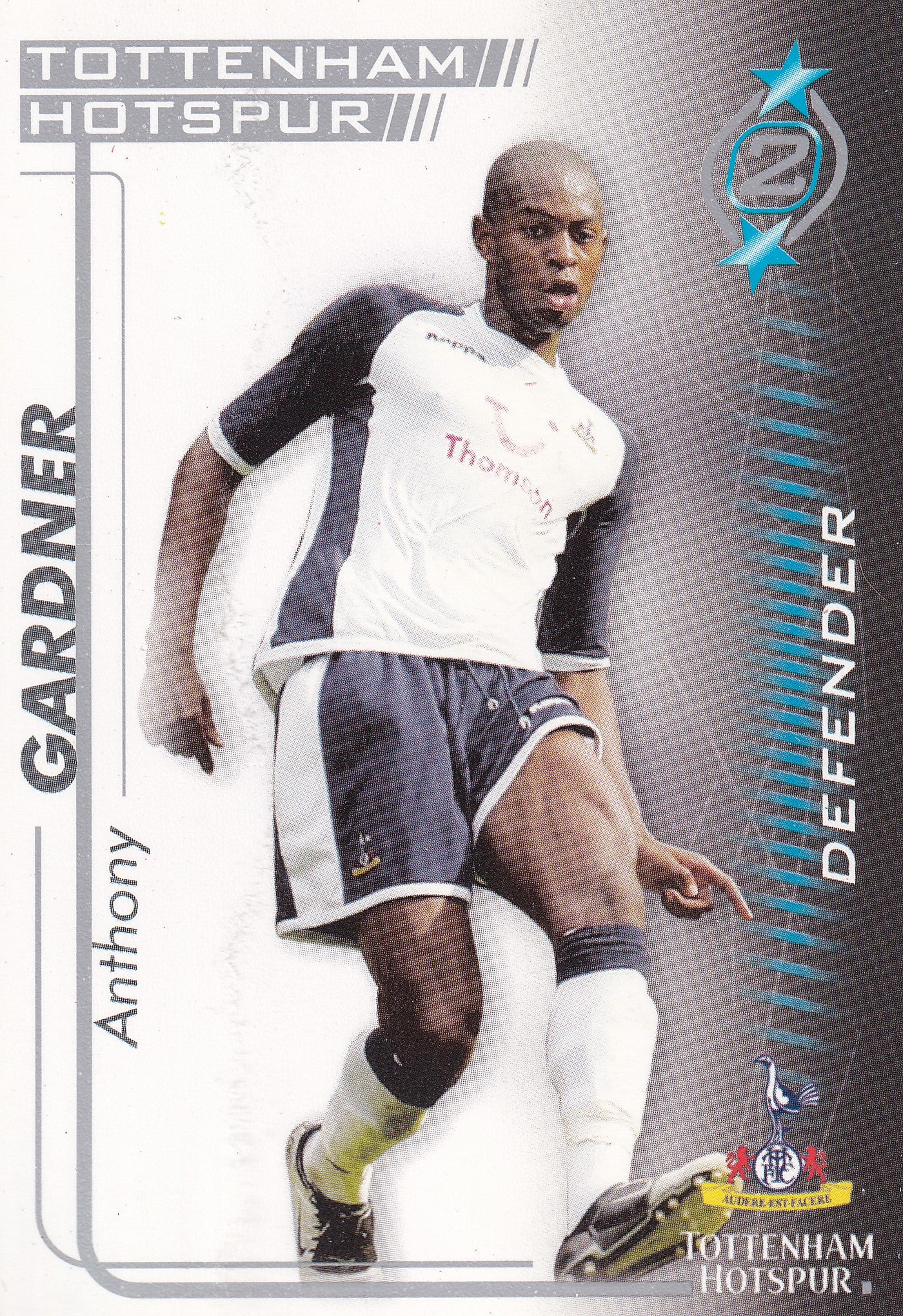 290. ANTHONY GARDNER - TOTTENHAM HOTSPUR