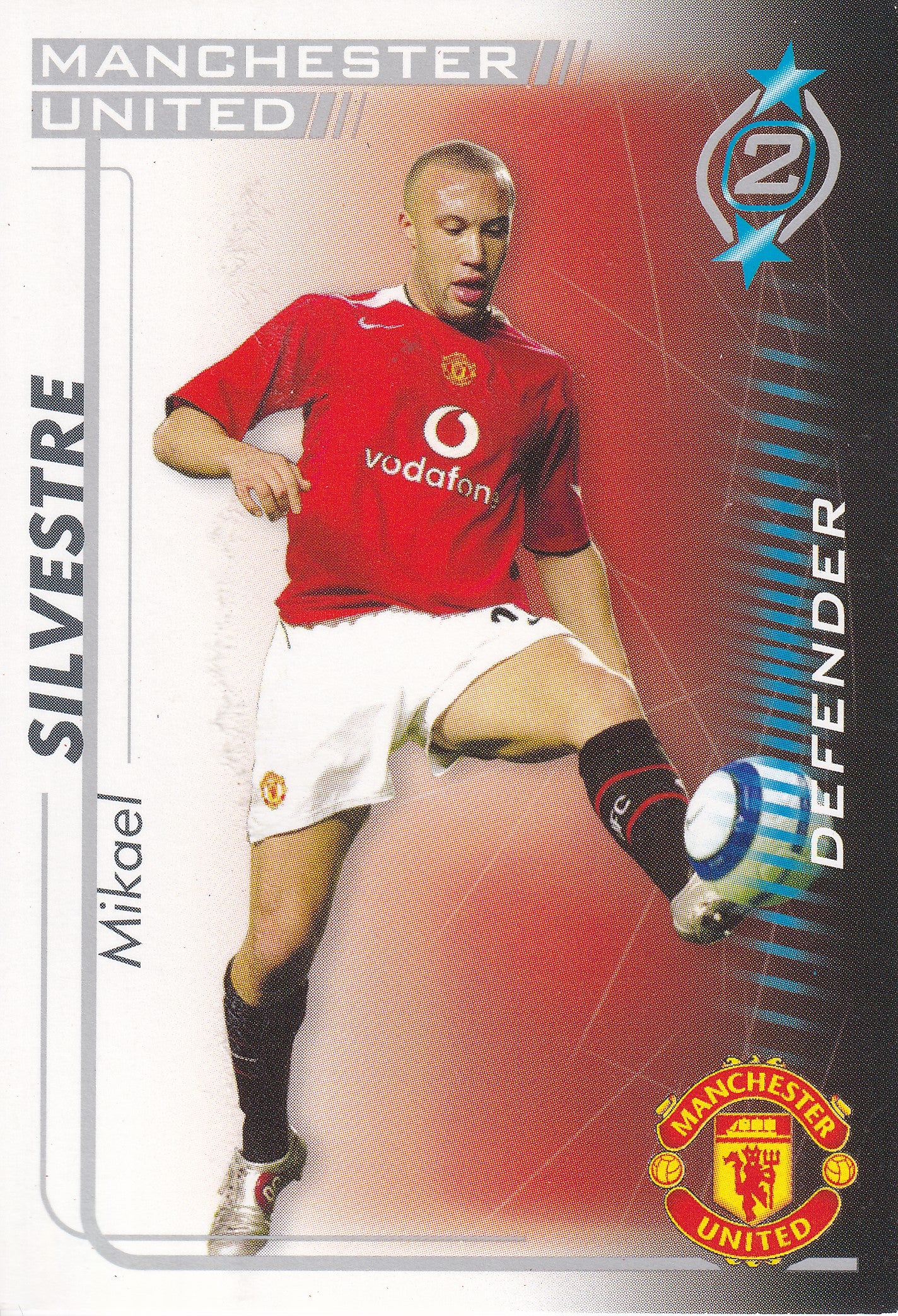 204. MIKAEL SILVESTRE - MANCHESTER UNITED