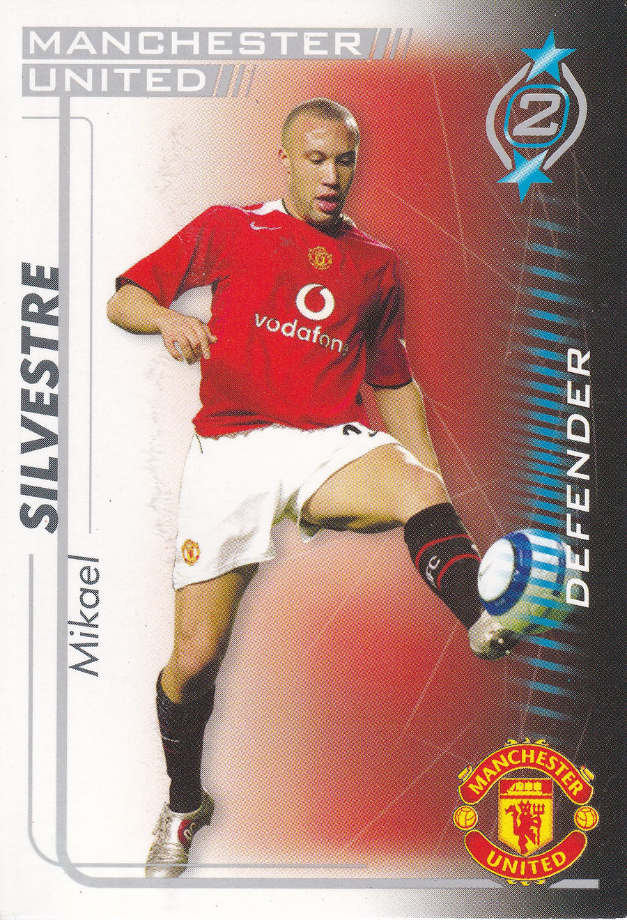 204. MIKAEL SILVESTRE - MANCHESTER UNITED