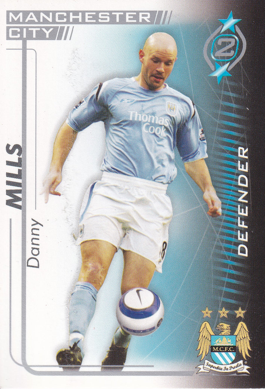 186. DANNY MILLS - MANCHESTER CITY