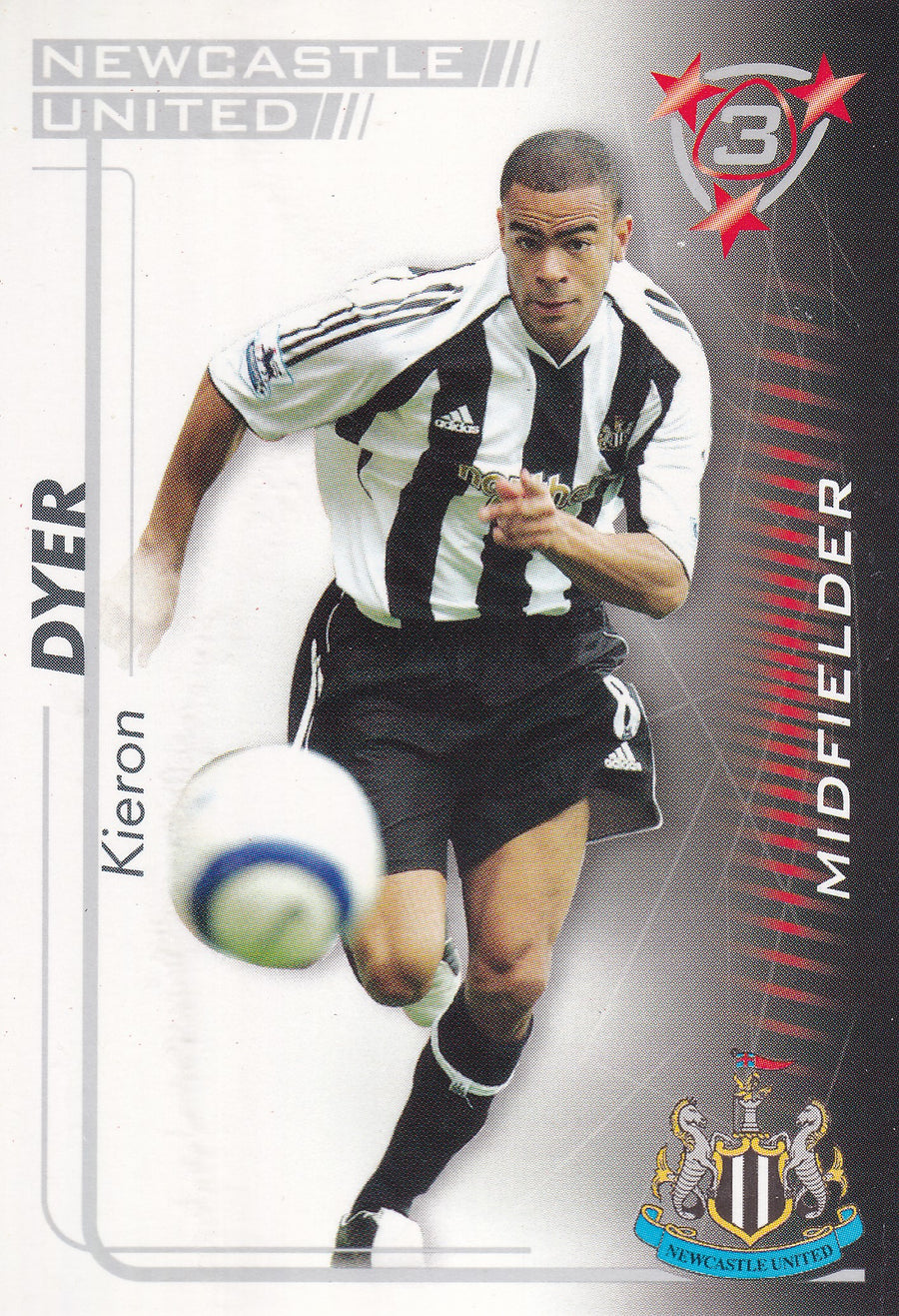 238. KIERON DYER - NEWCASTLE UNITED