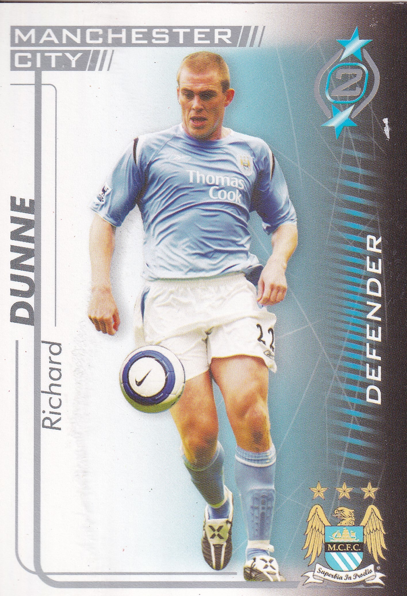 187. RICHARD DUNNE - MANCHESTER CITY
