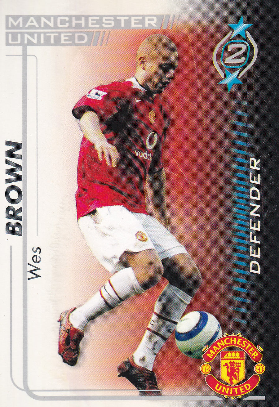 202. WES BROWN - MANCHESTER UNITED