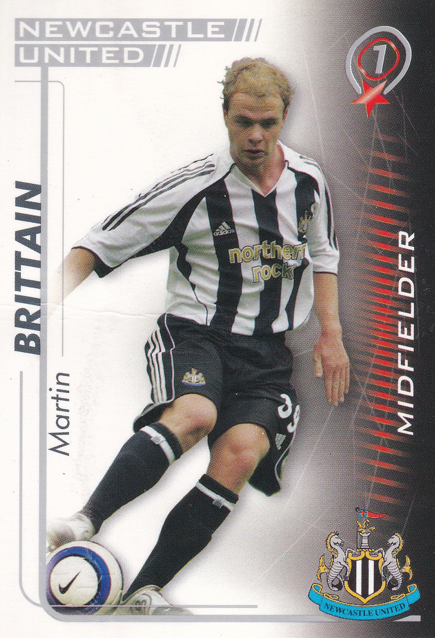 241. MARTIN BRITTAIN - NEWCASTLE UNITED